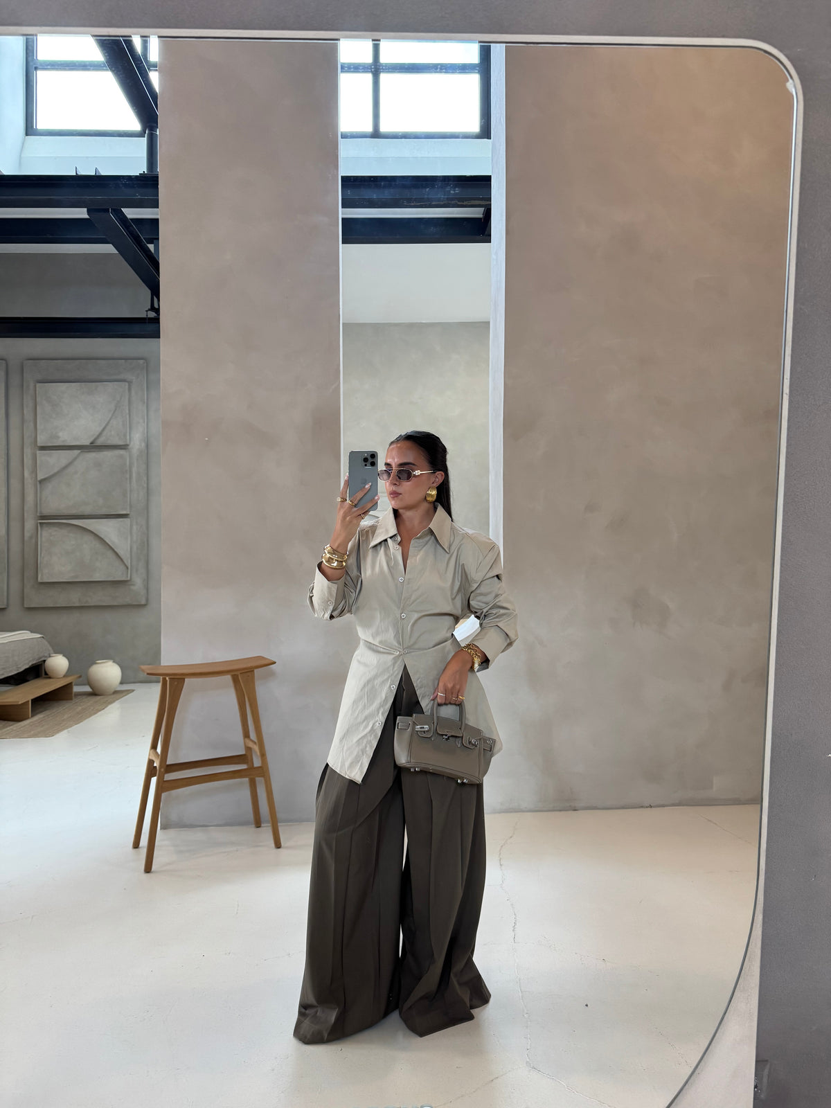 Chemise FRANKIE beige (25C909)