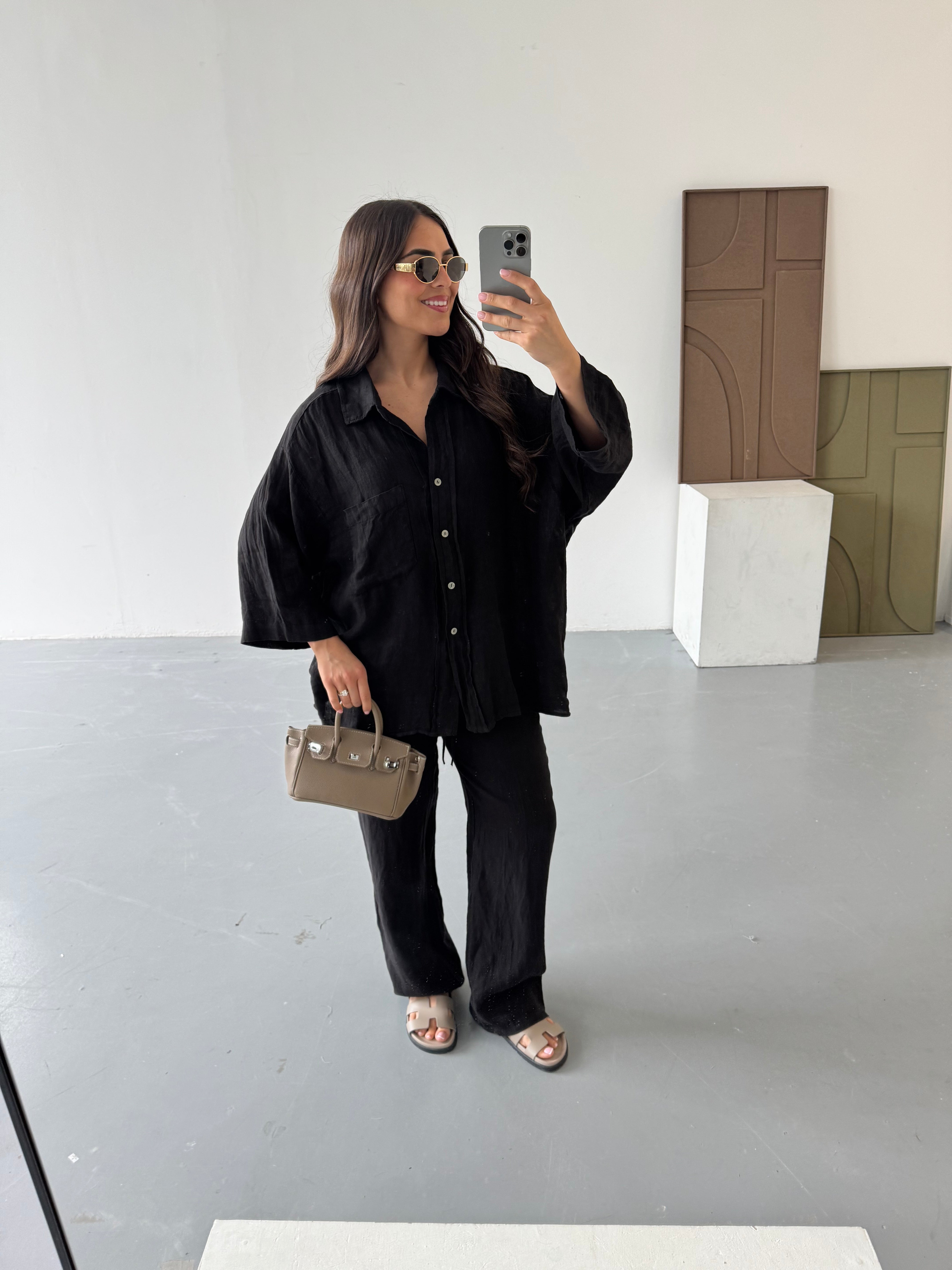 Ensemble NOBLE lin noir