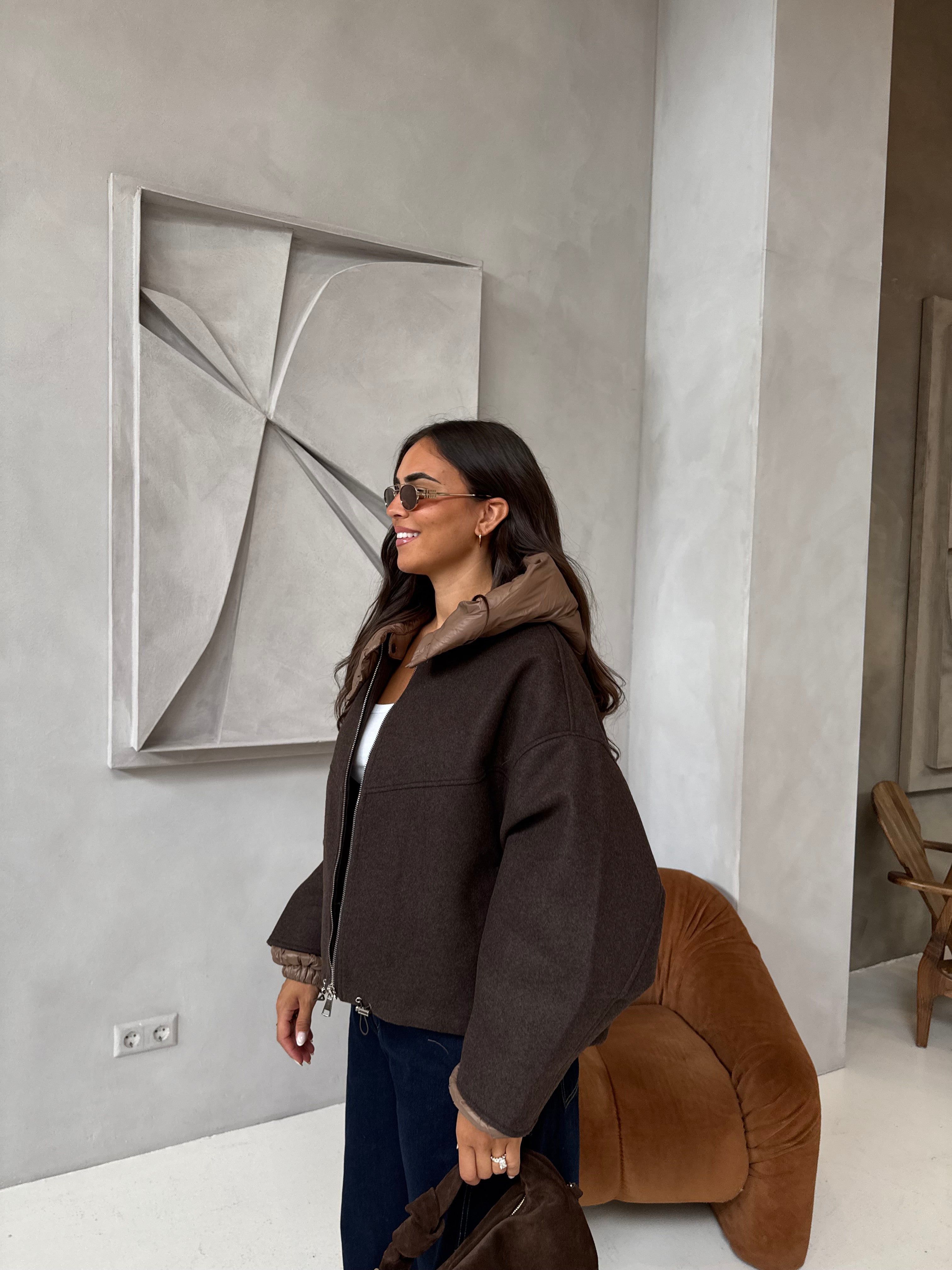 Veste OXYA marron (ox9085)