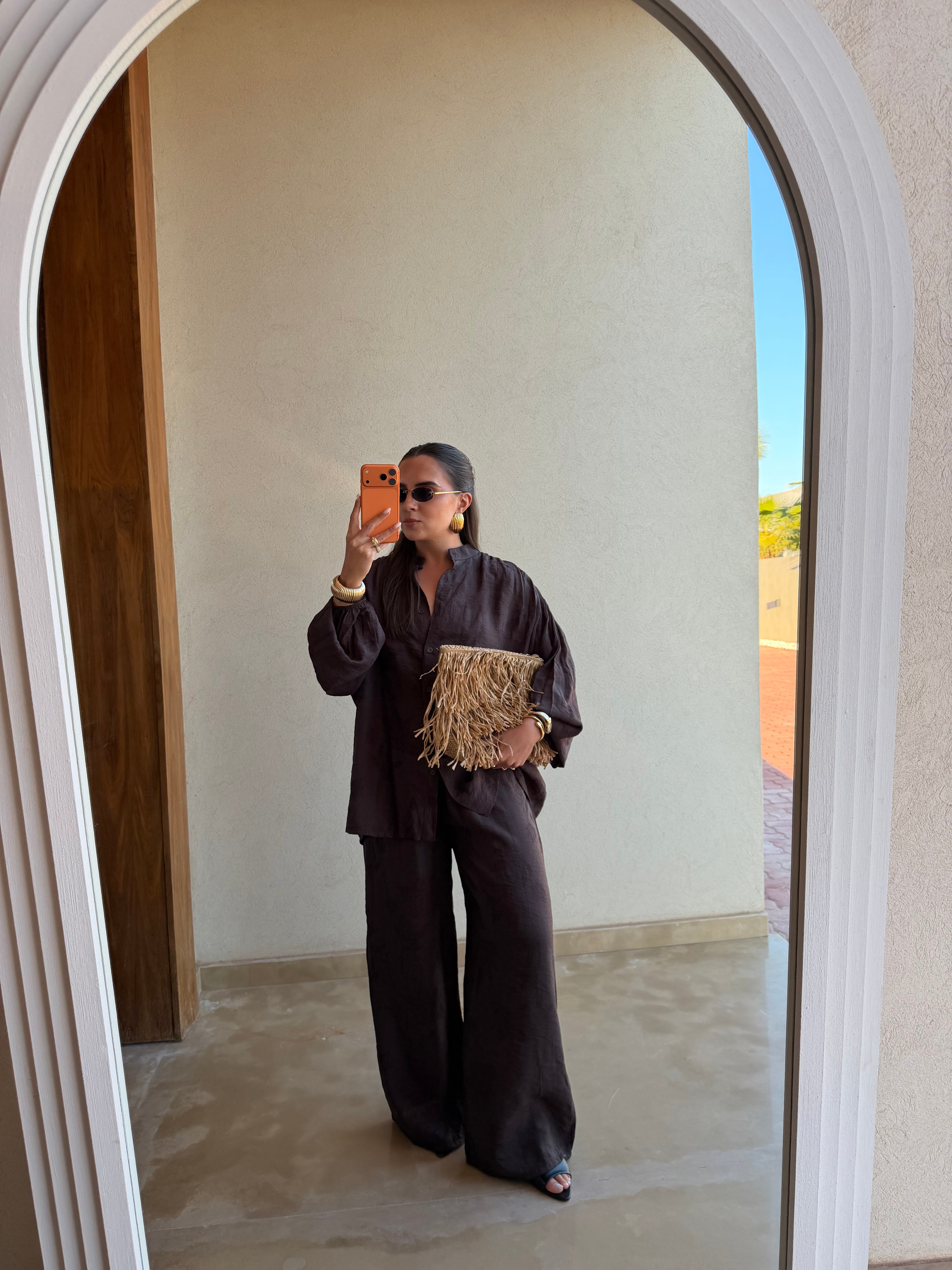 Ensemble TINA marron