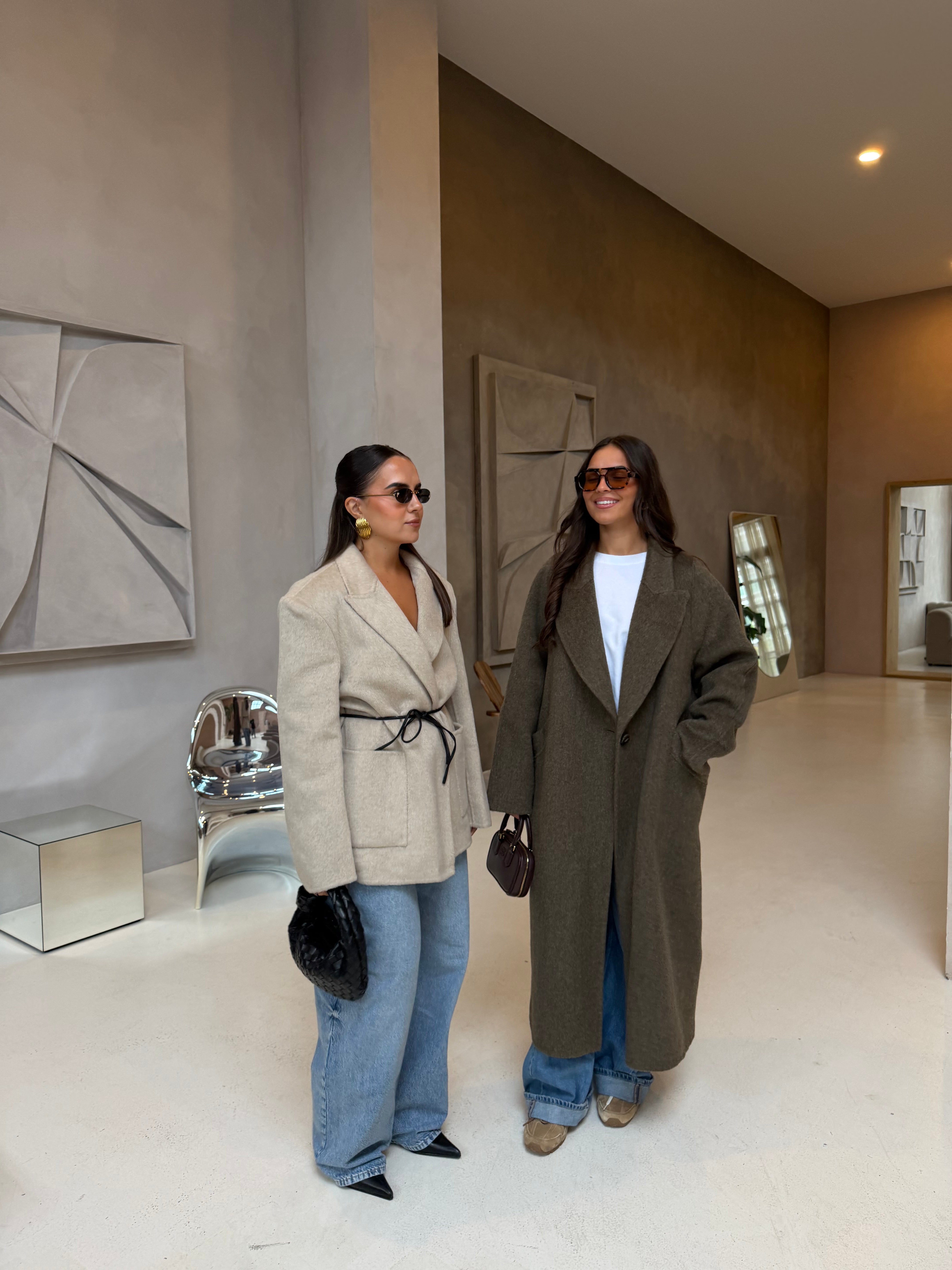 Manteau CACHEMIR blazer beige (3172)