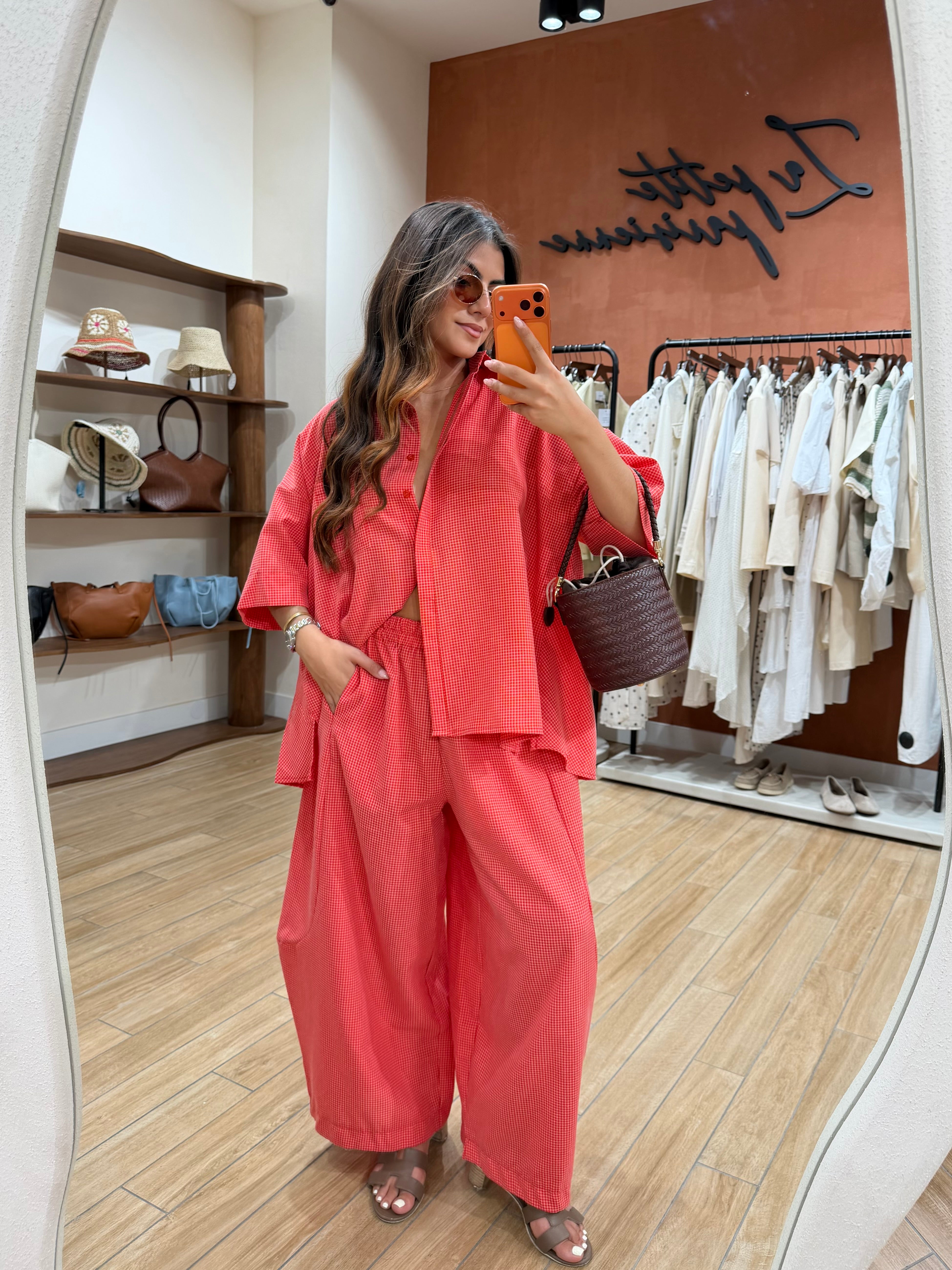 Ensemble henry rouge