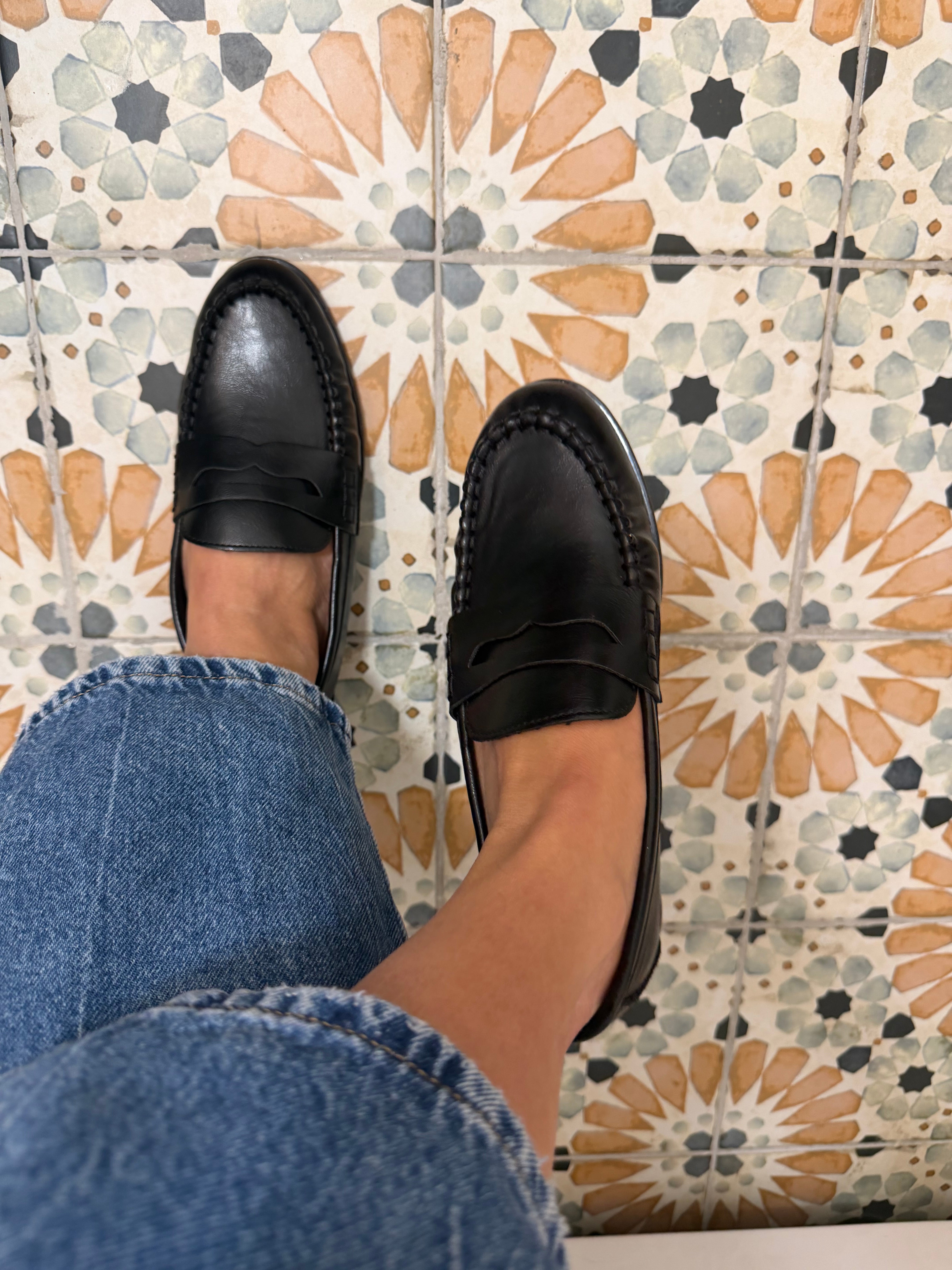 Mocassin SIMILI noir