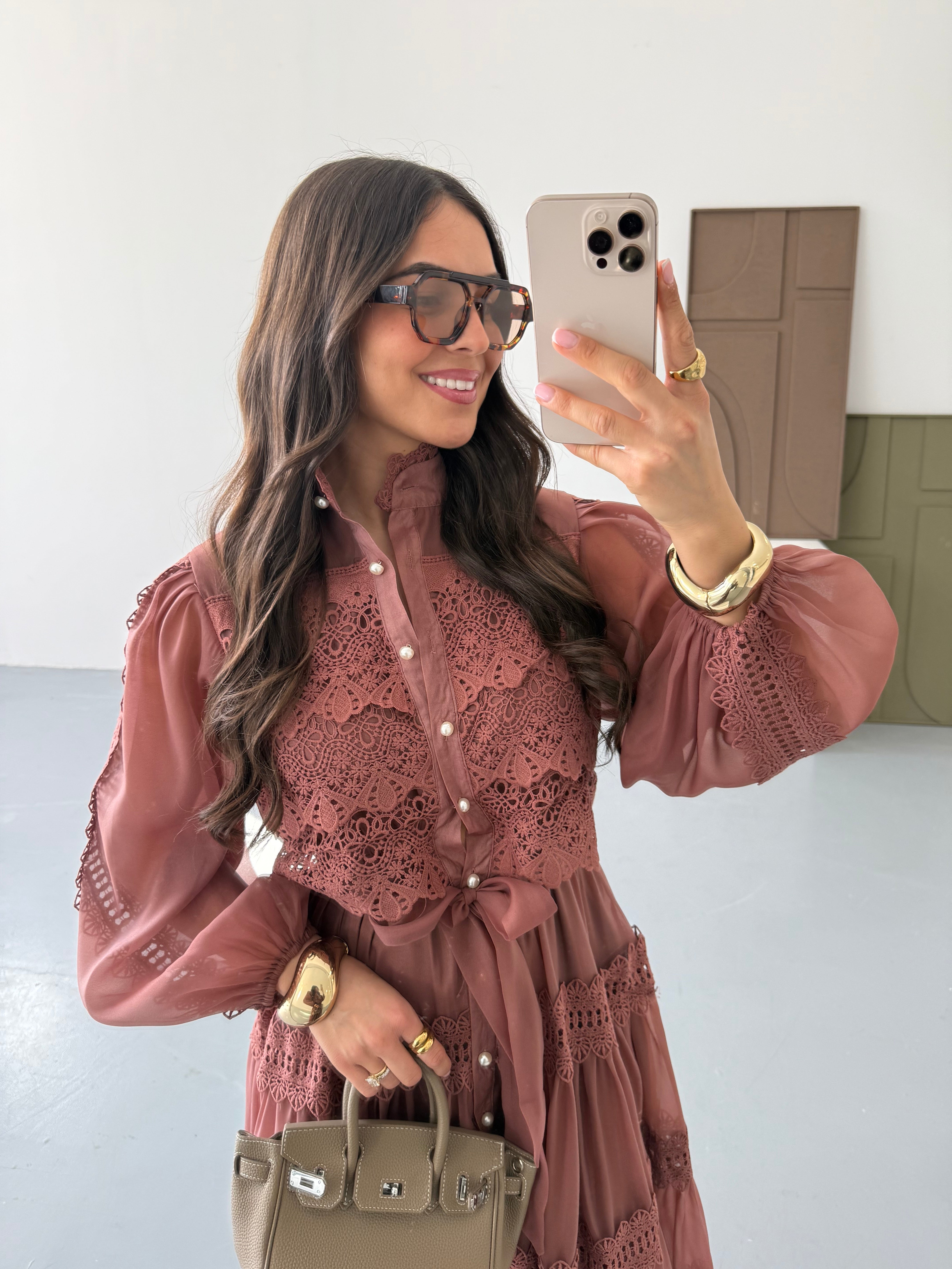 Robe AZA pourpre