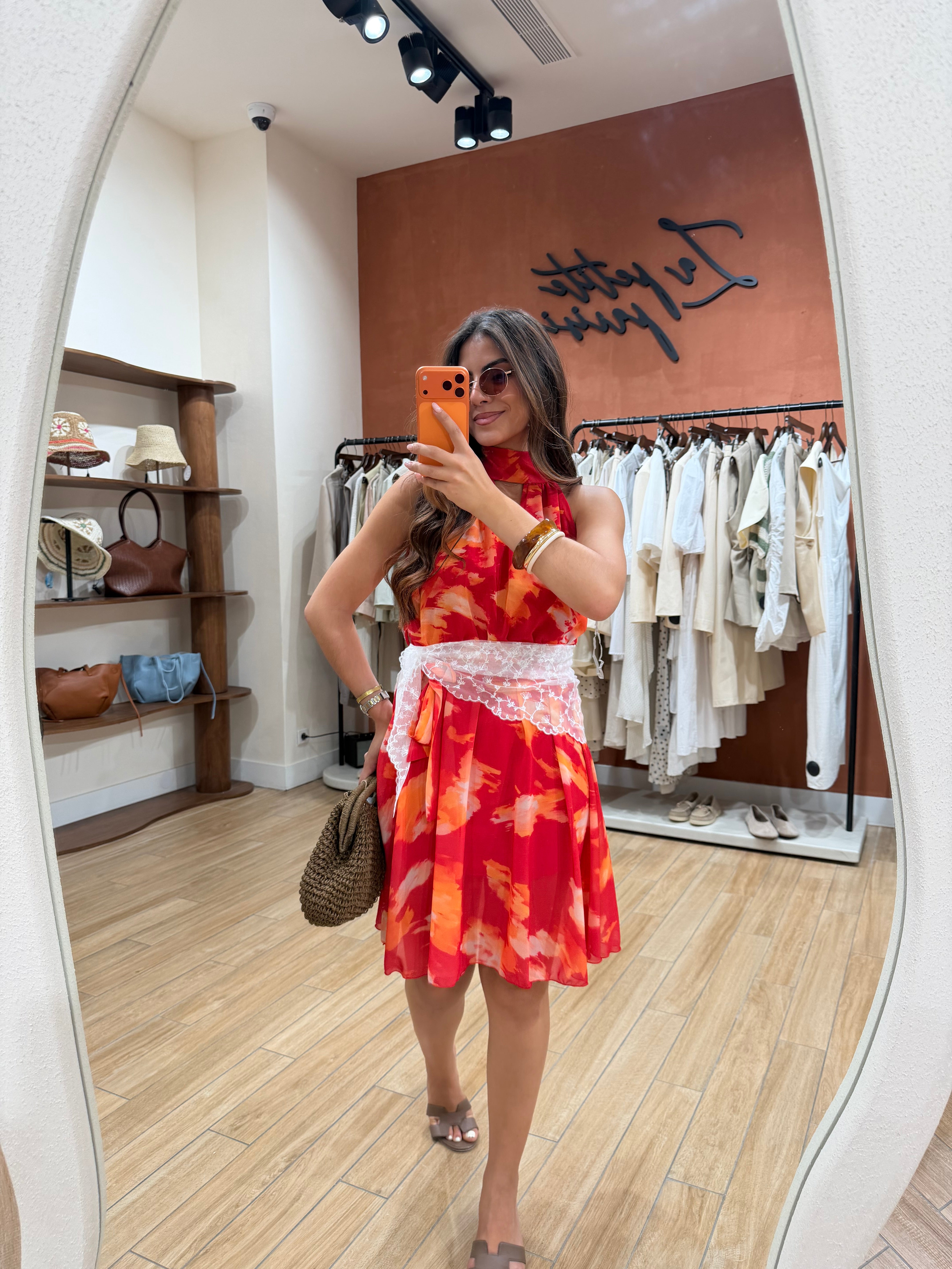 Robe BELLA courte rouge