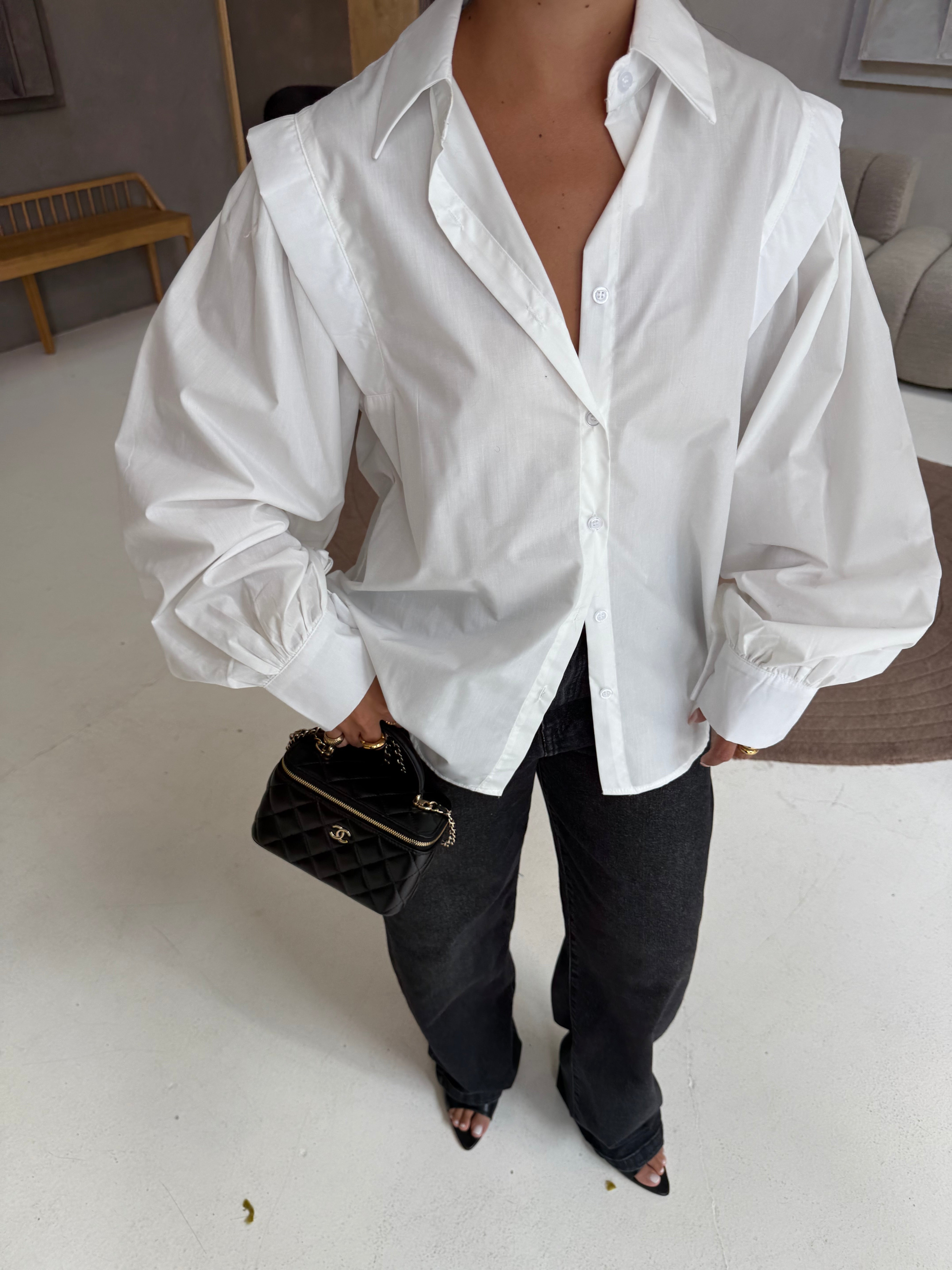 Chemise POM blanche (CY24221)