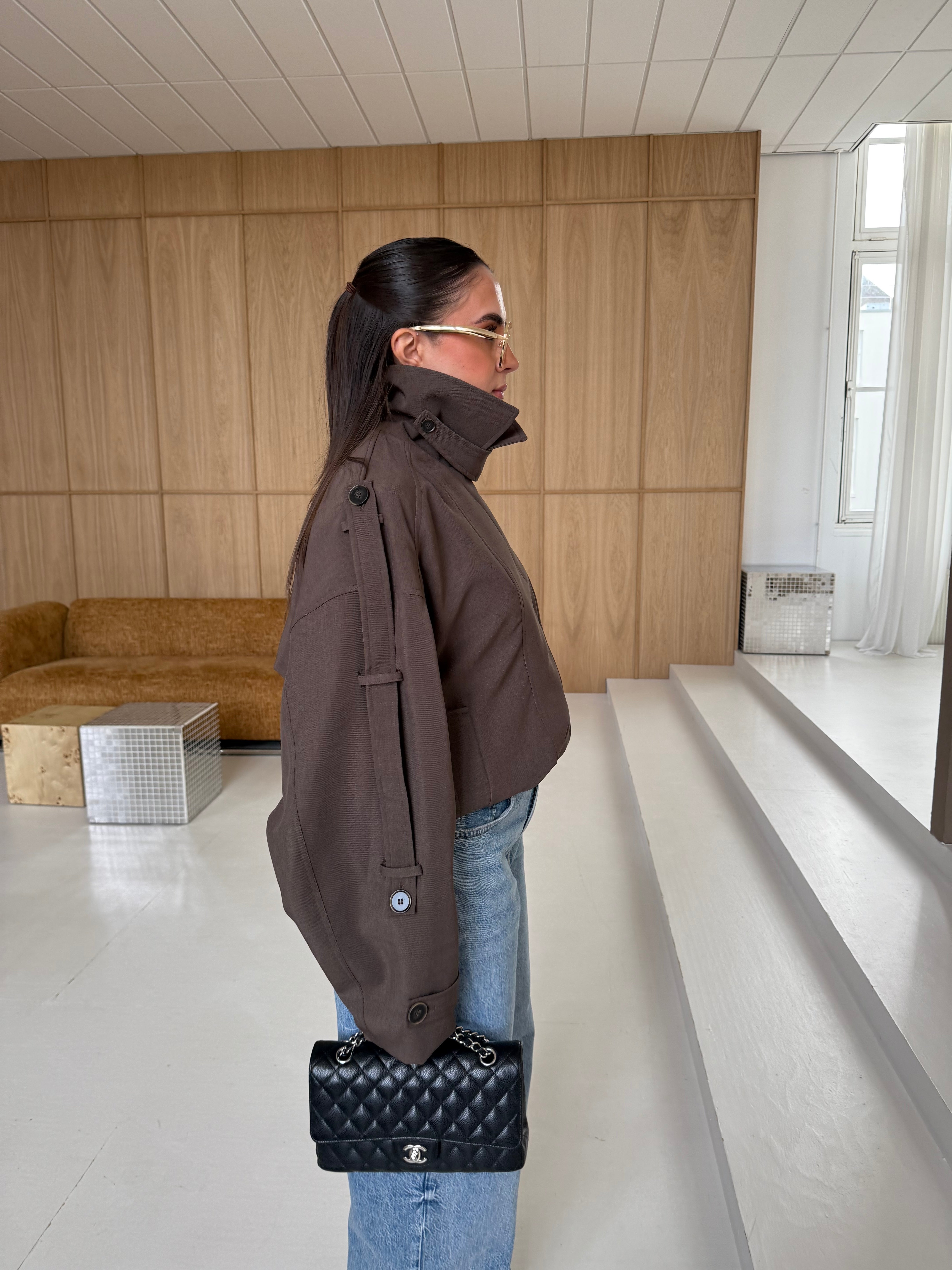 Veste COCO marron (W25226)