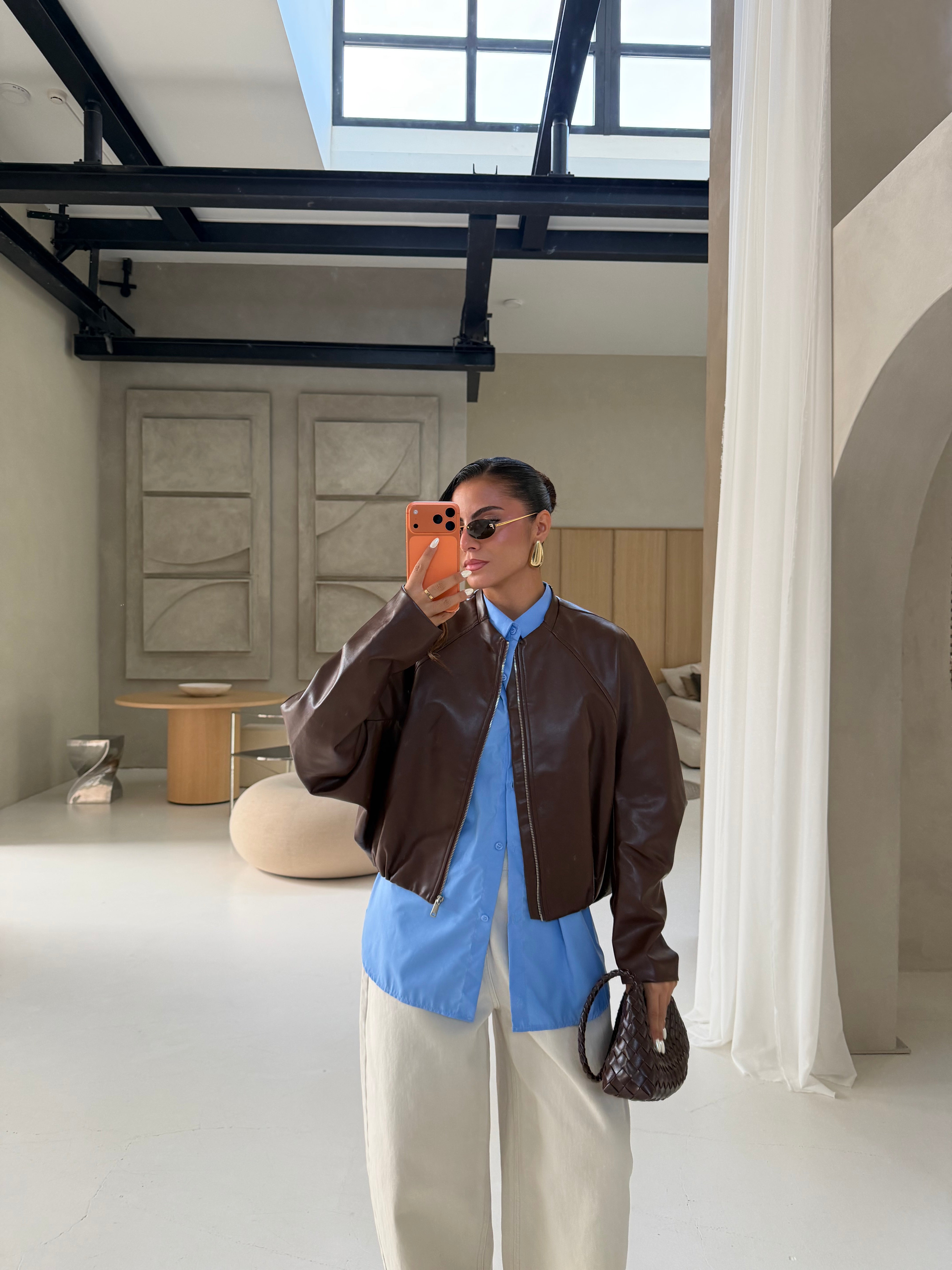 Veste MARTA marron (HM-864)