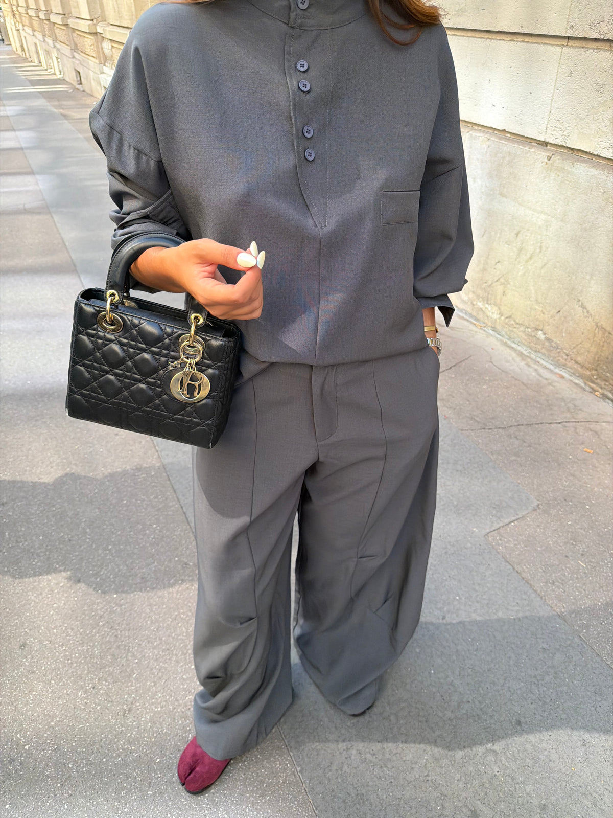 Chemise MELIS grise (CYTP072)