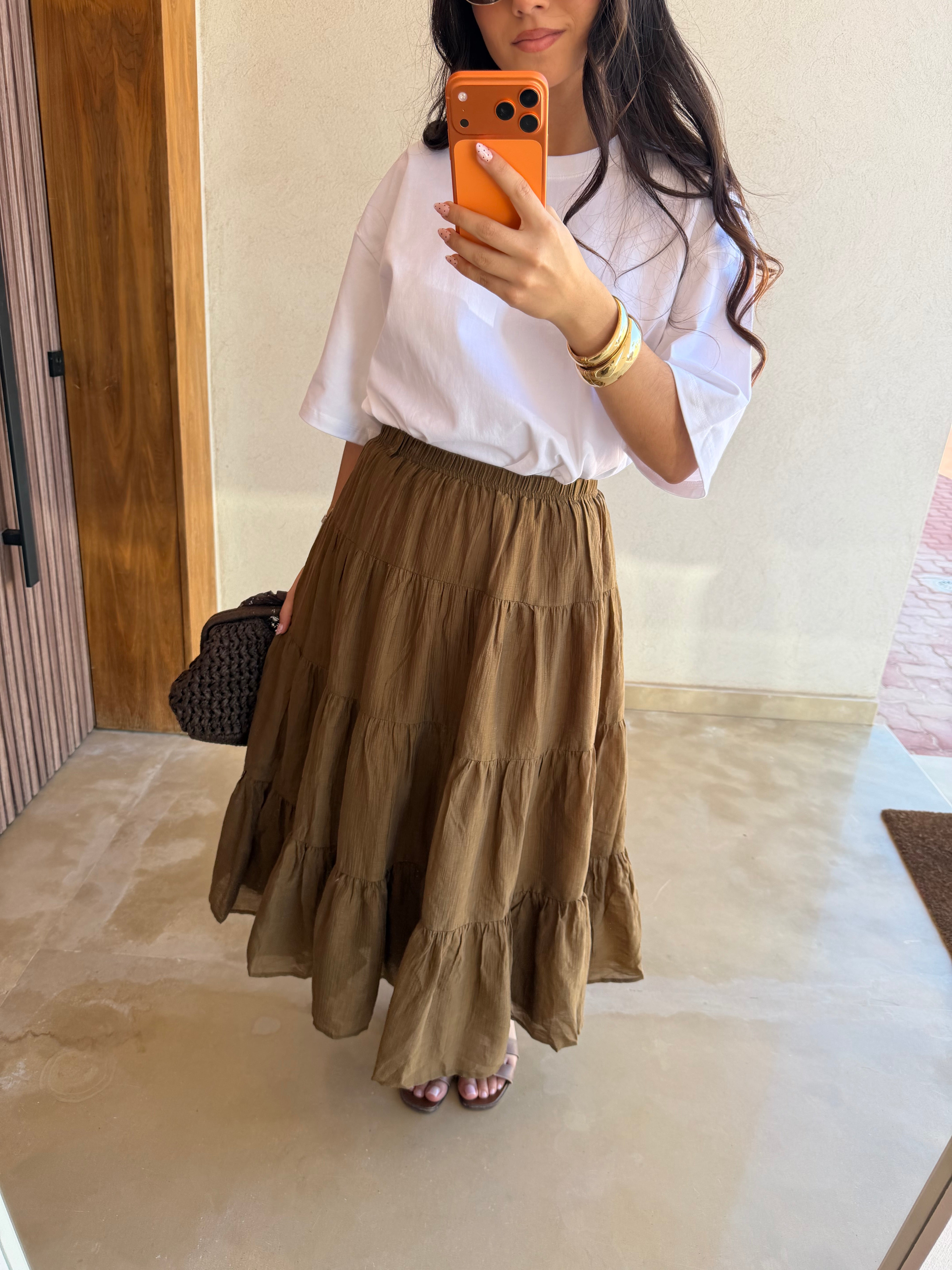 Jupe FALIA kaki (79461)