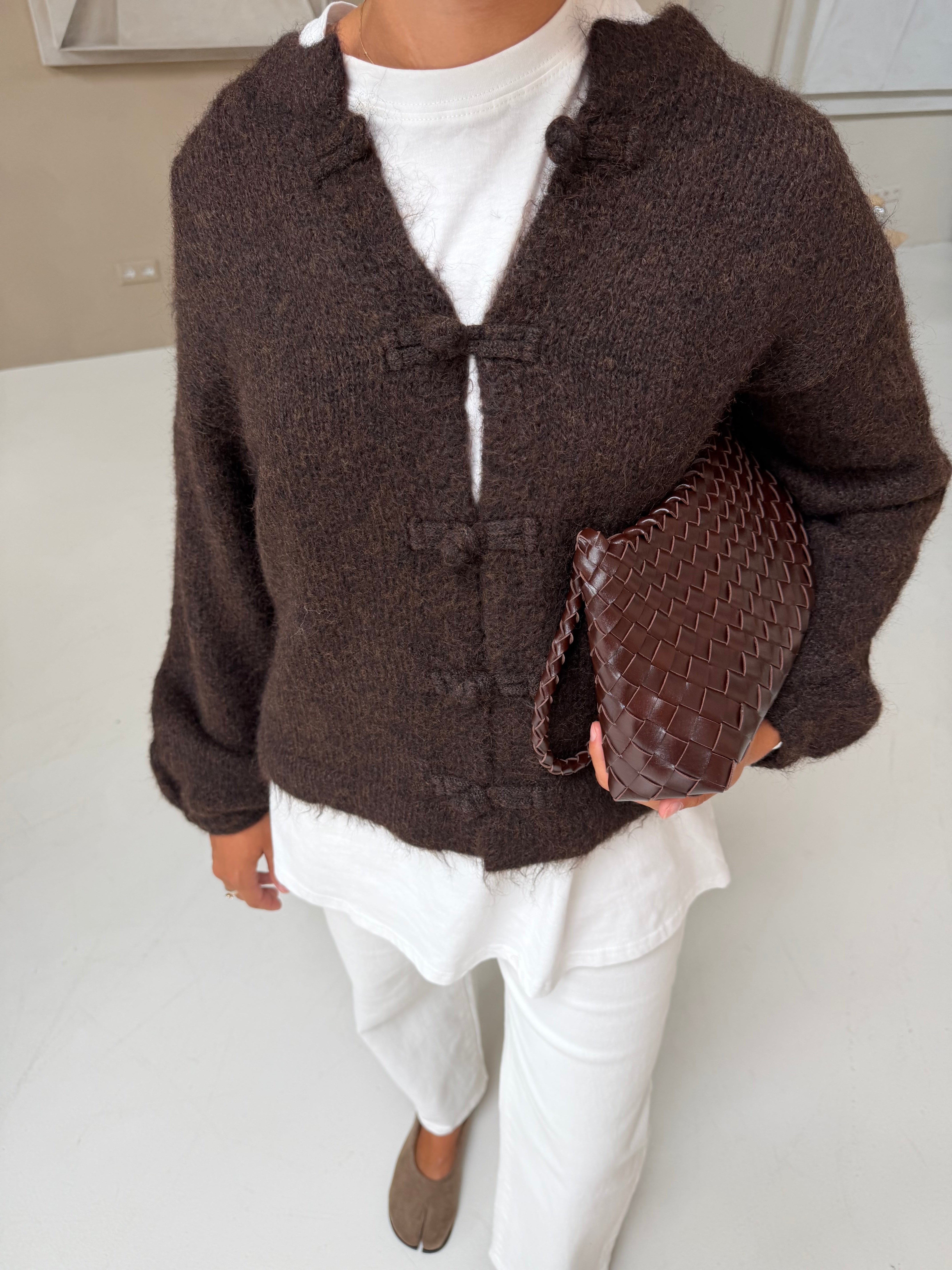 Gilet YUAN marron (B2023)