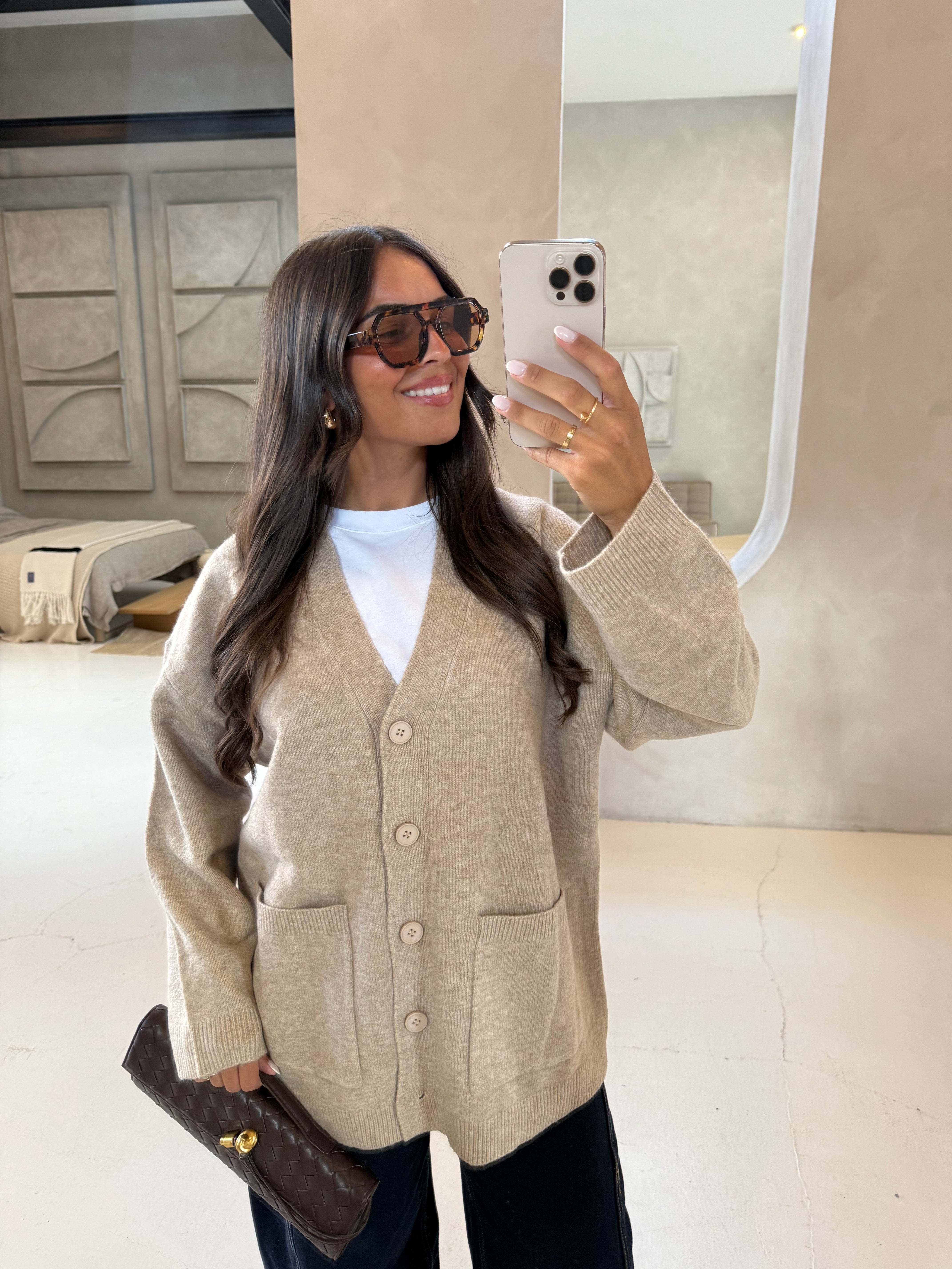 Gilet MANON beige  (53005)