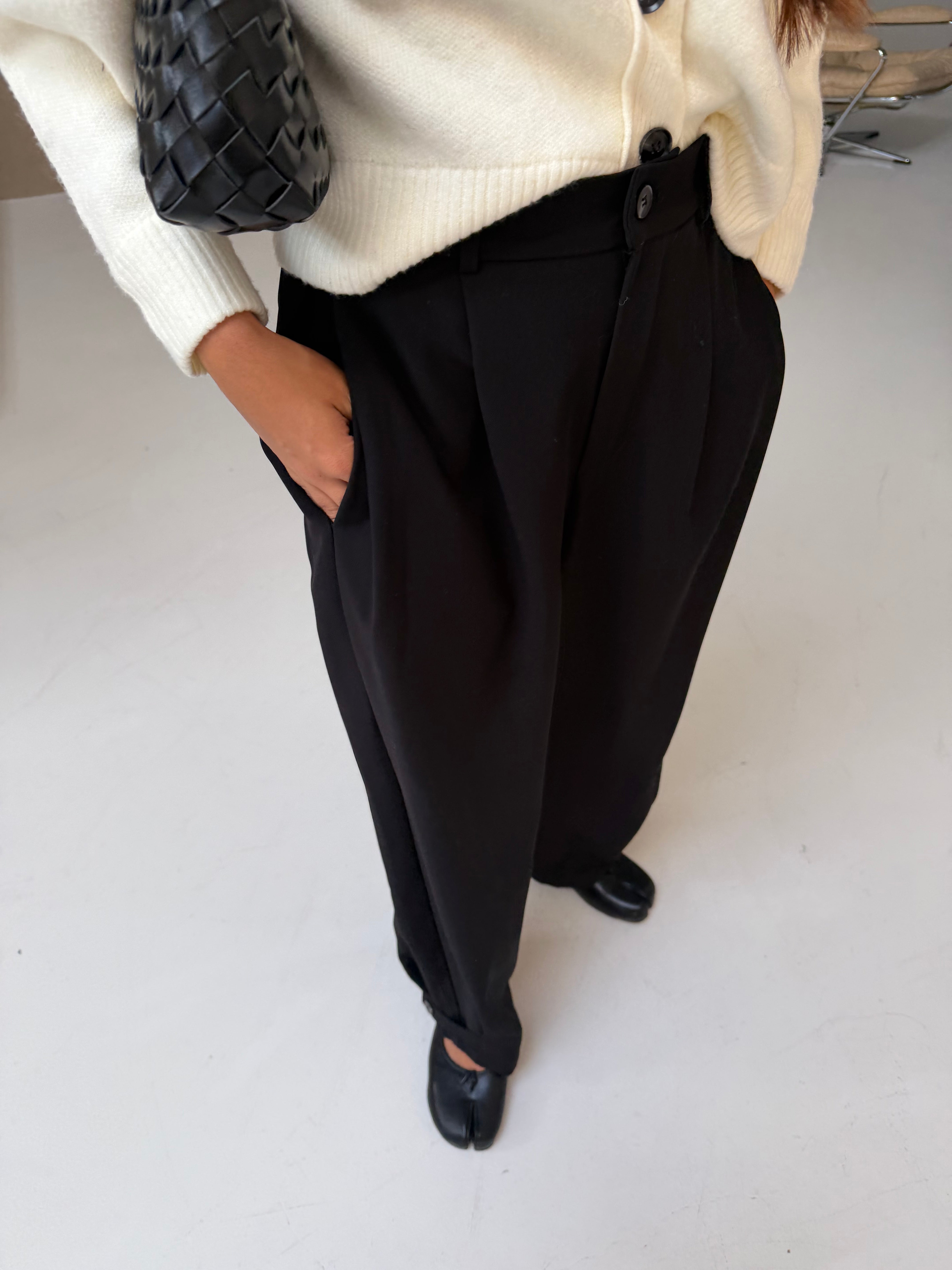 Pantalon INAYA pince noir  (27209)