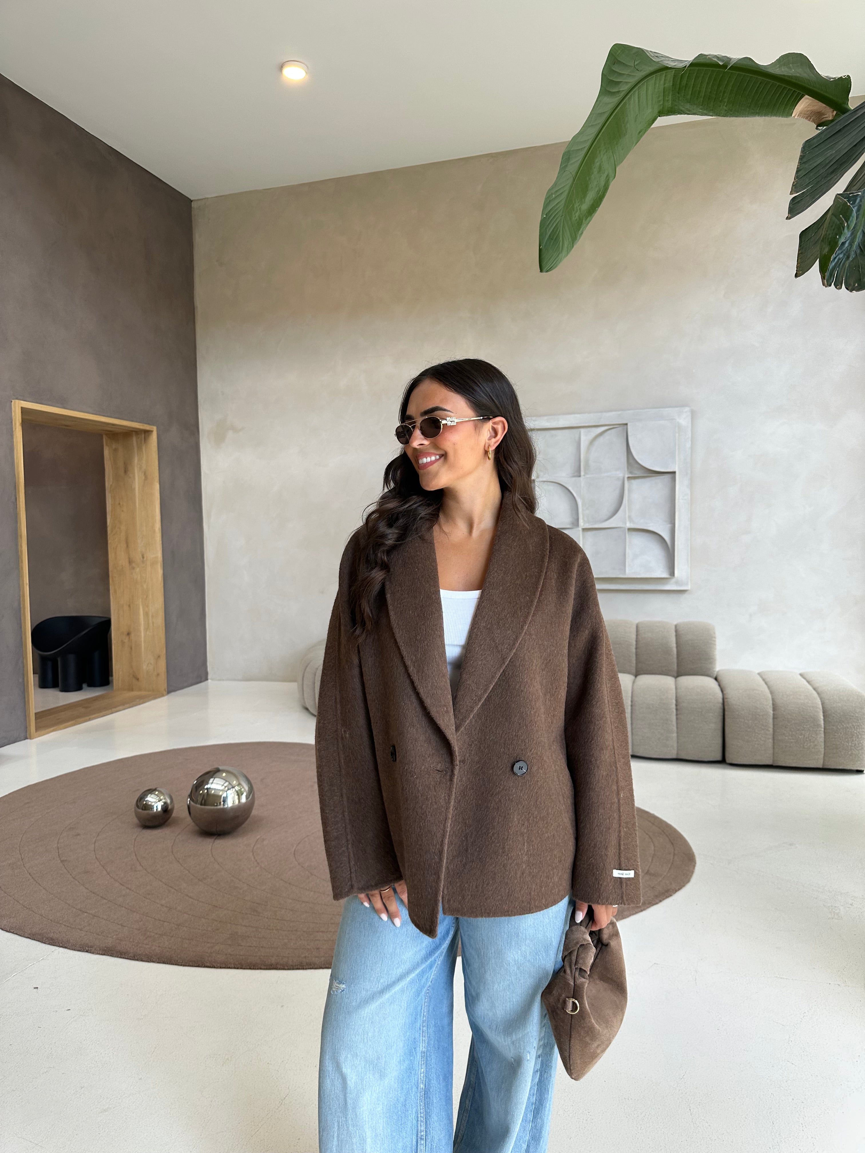 Veste JOLY courte marron (U03)