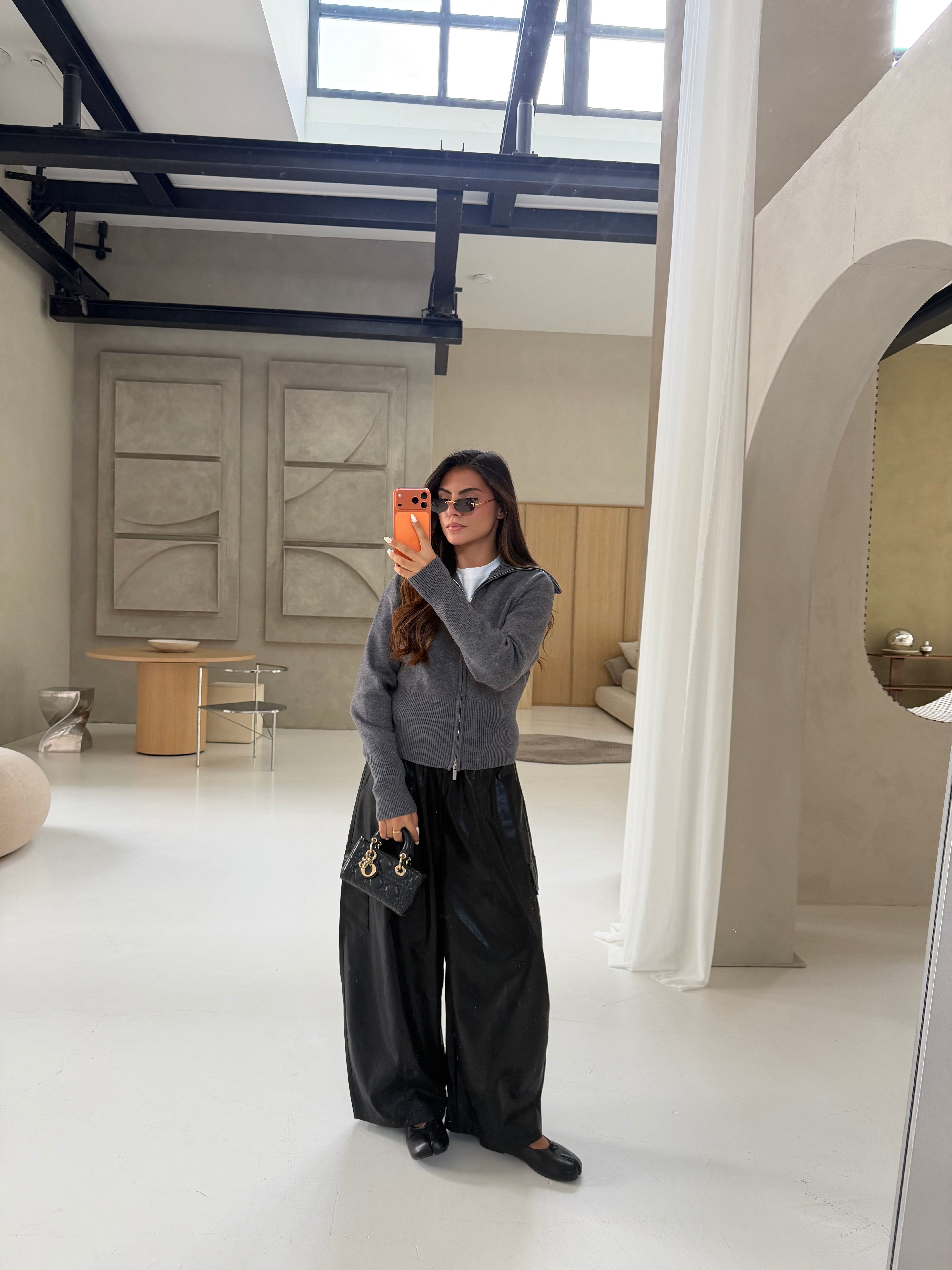 Pantalon ballon SIMILI noir (MA9775)