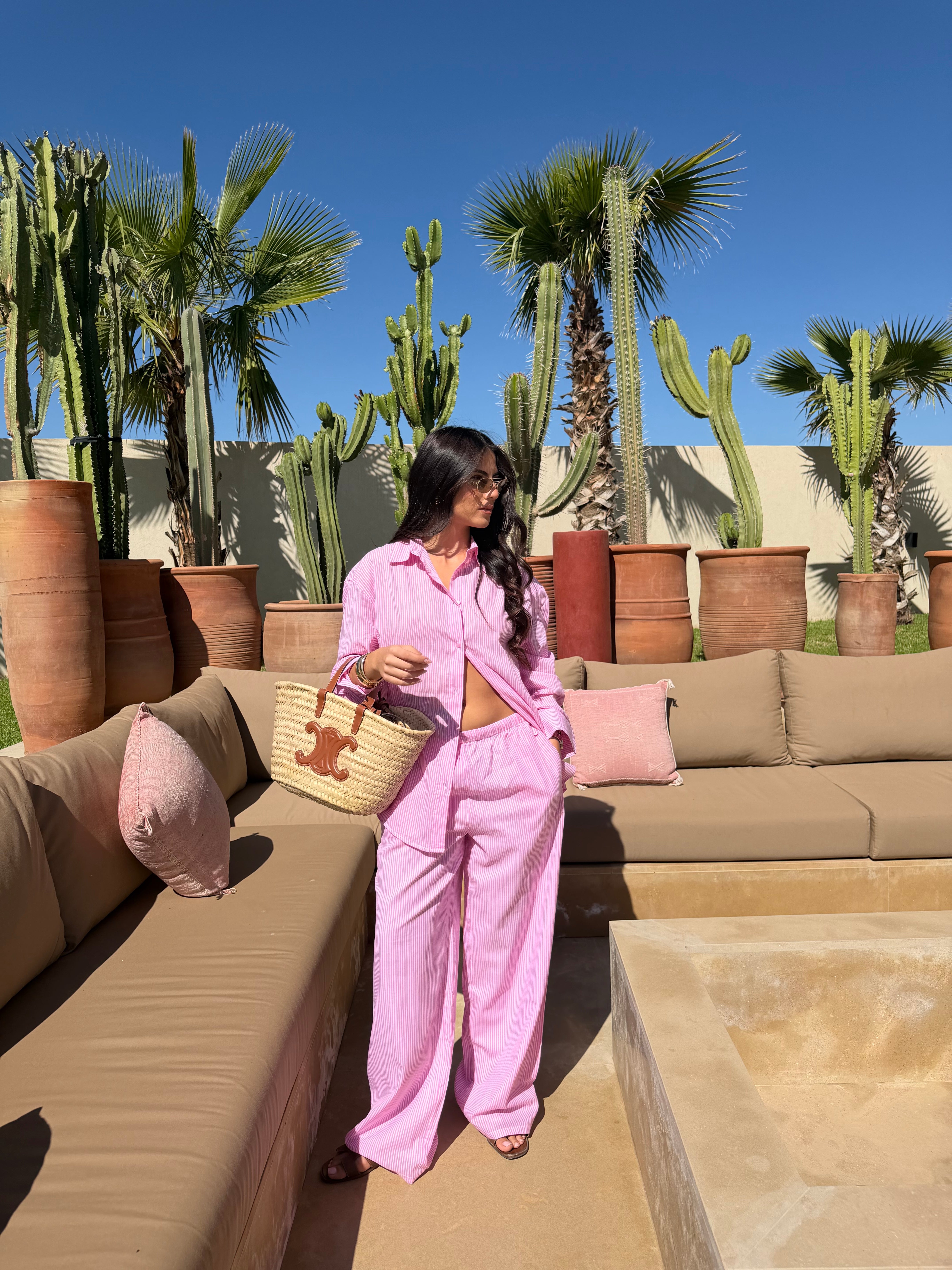 Pantalon MAX rose