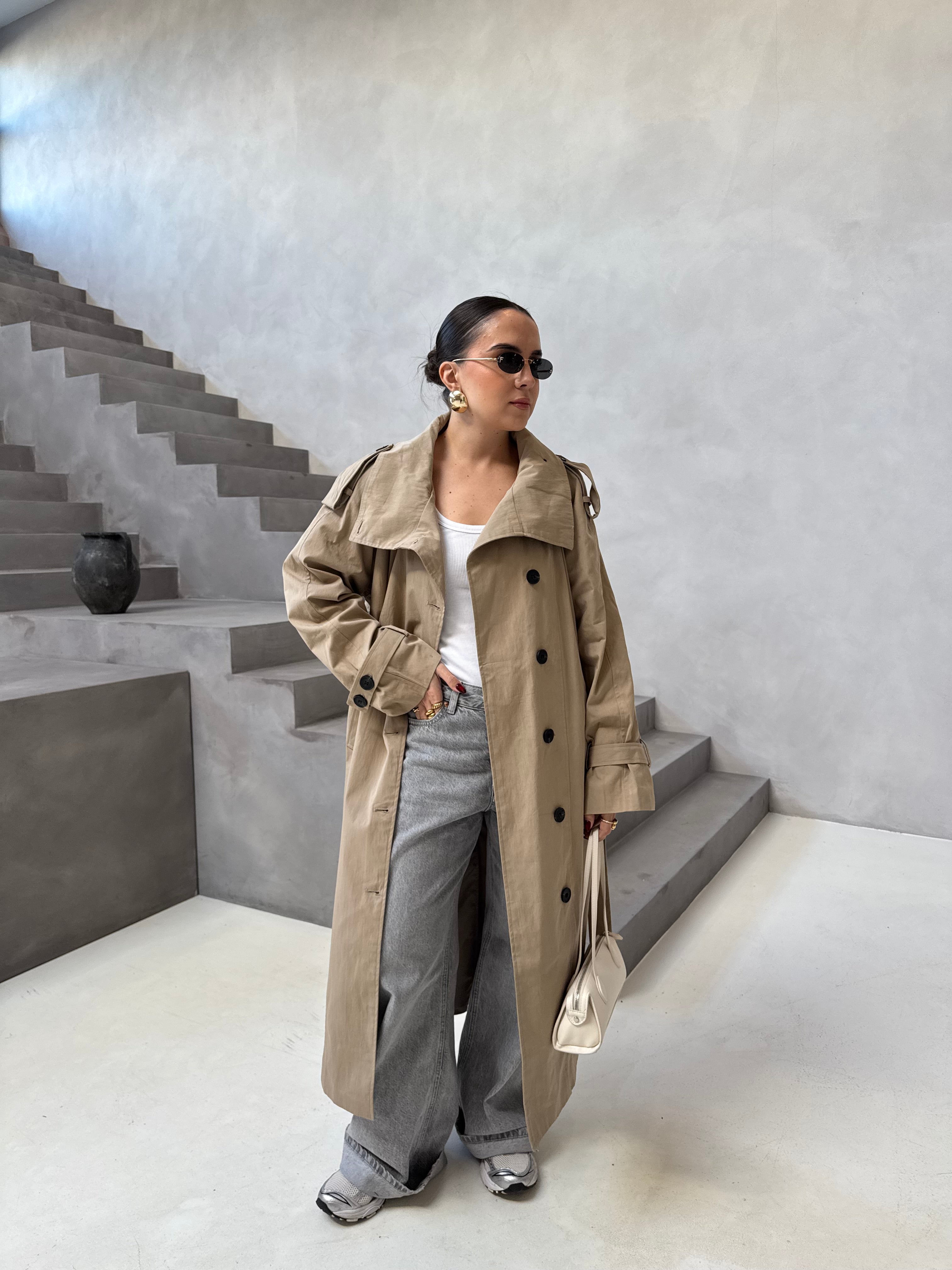 trench ZOÉ taupe (W24760)