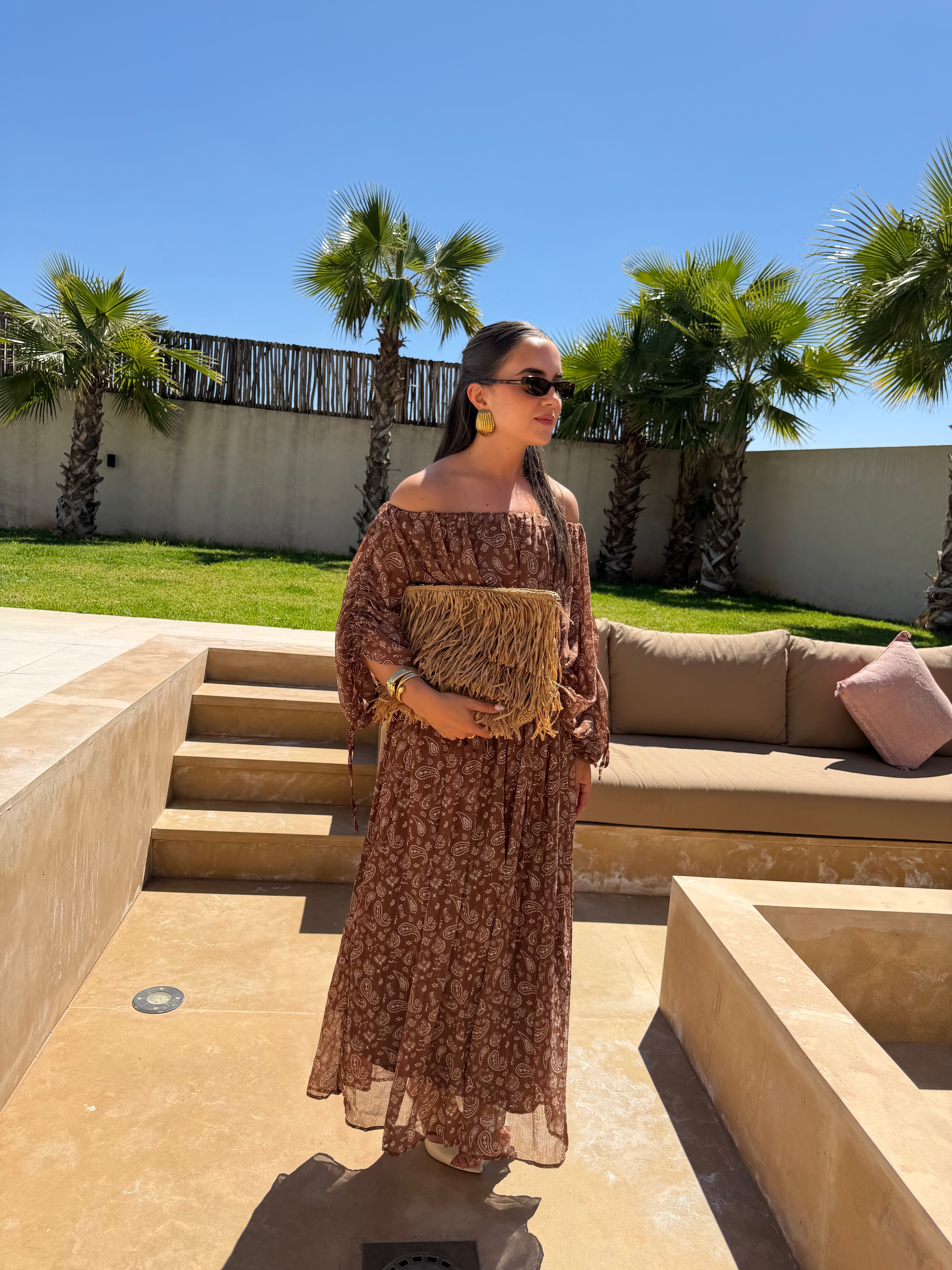 Robe SHAKIRA marron