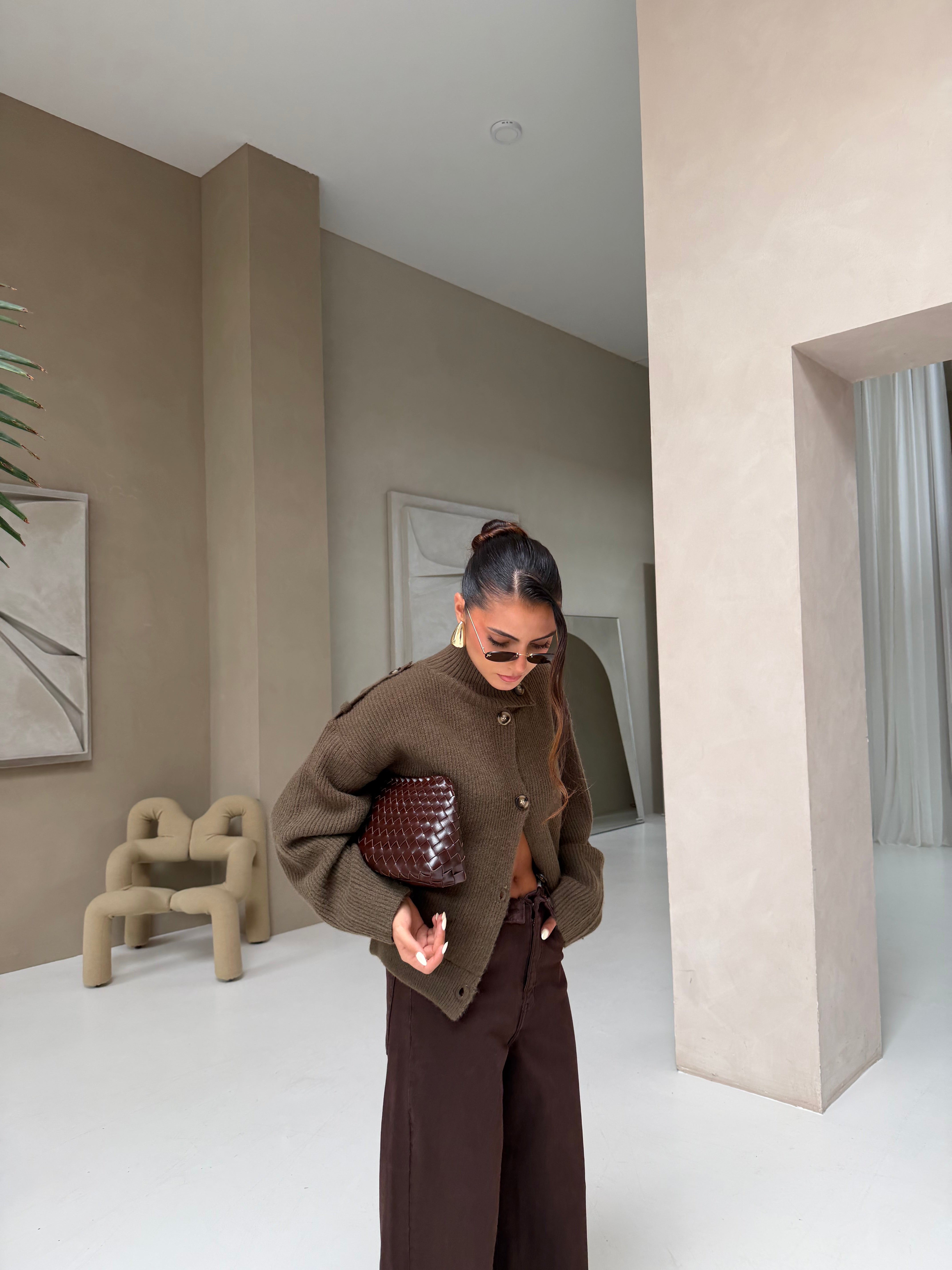 Gilet COLINE taupe (B2005)