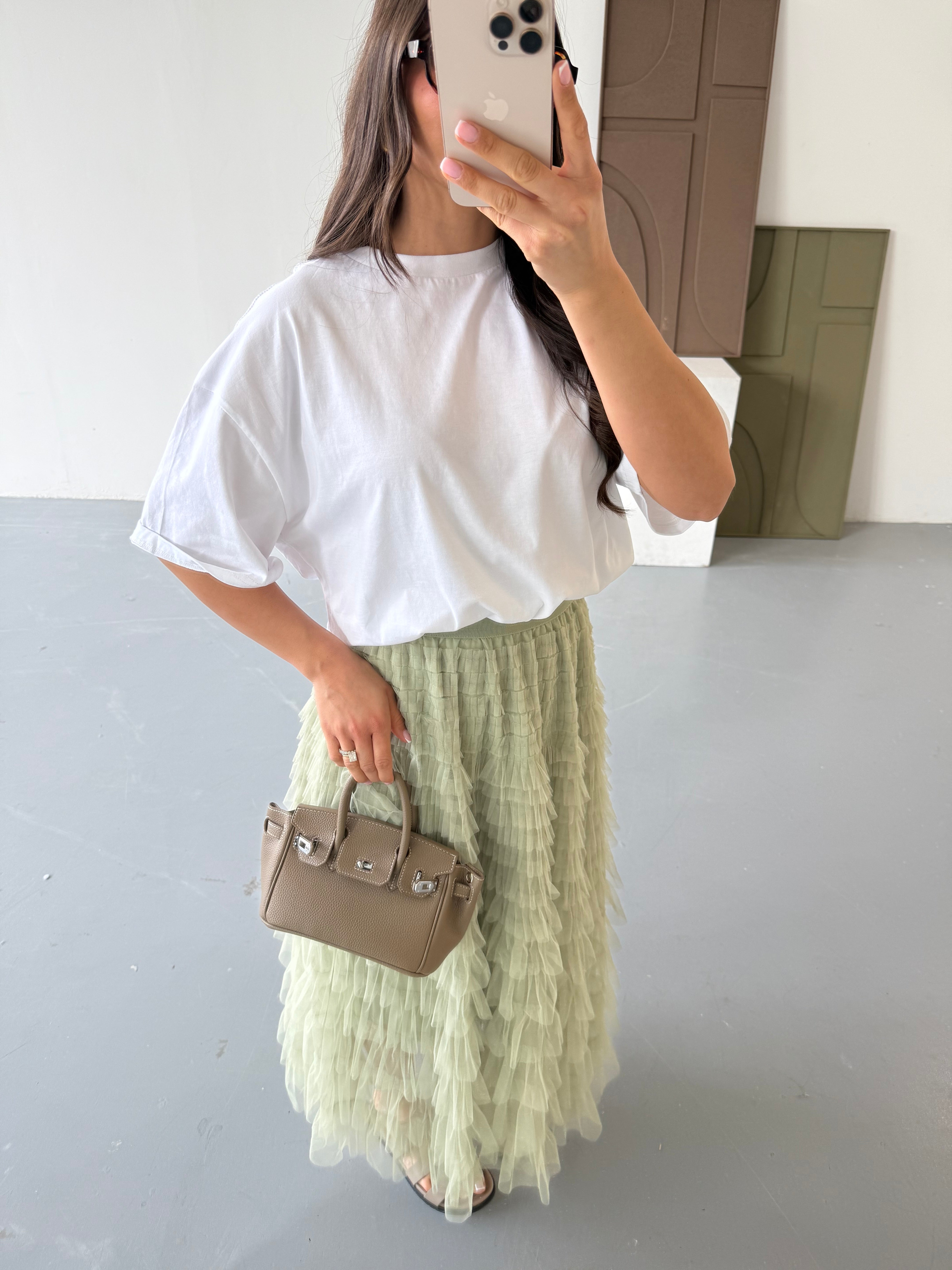Jupe TULLE tilleul