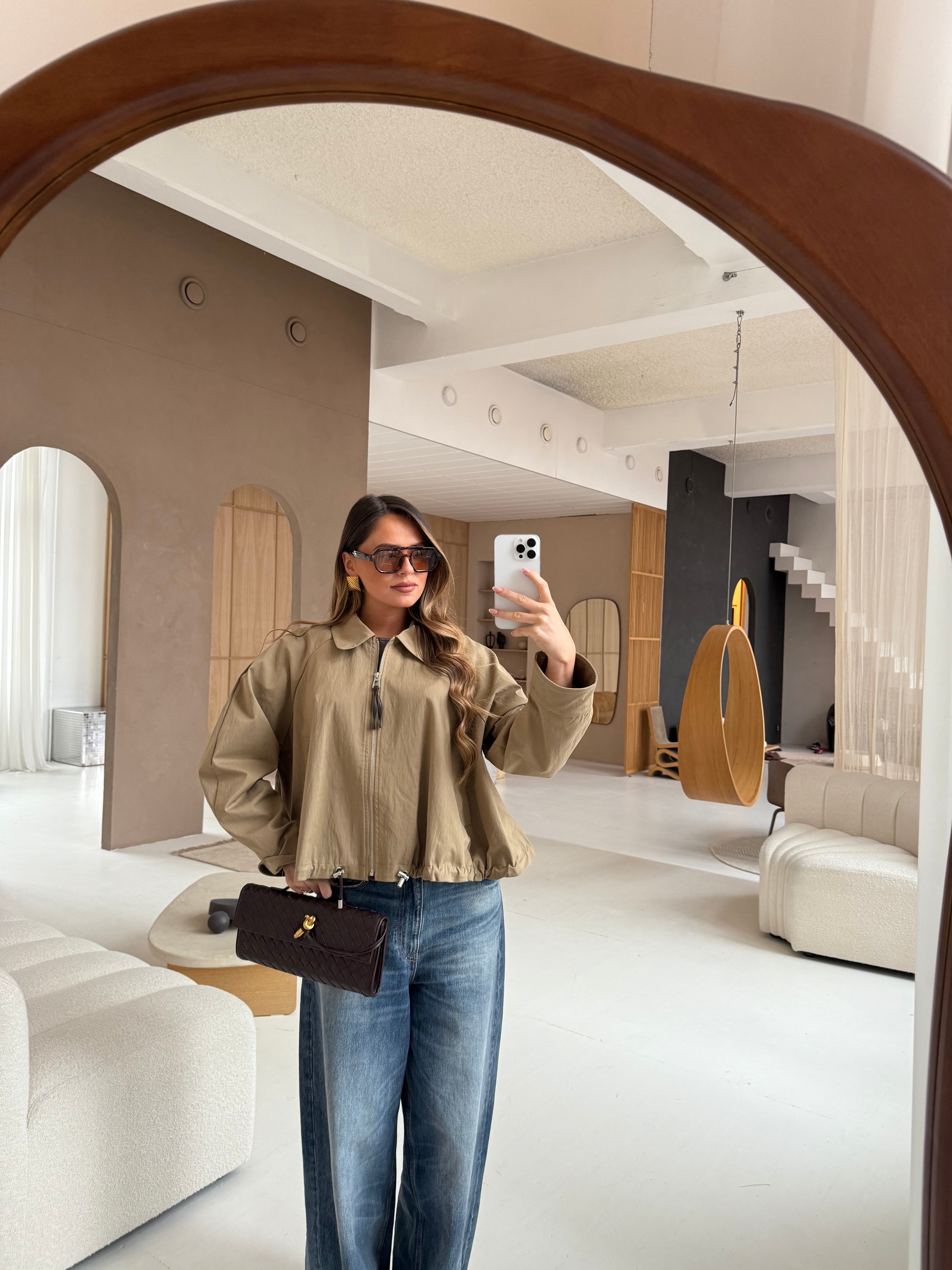 Parka DESIGN camel (SC338)