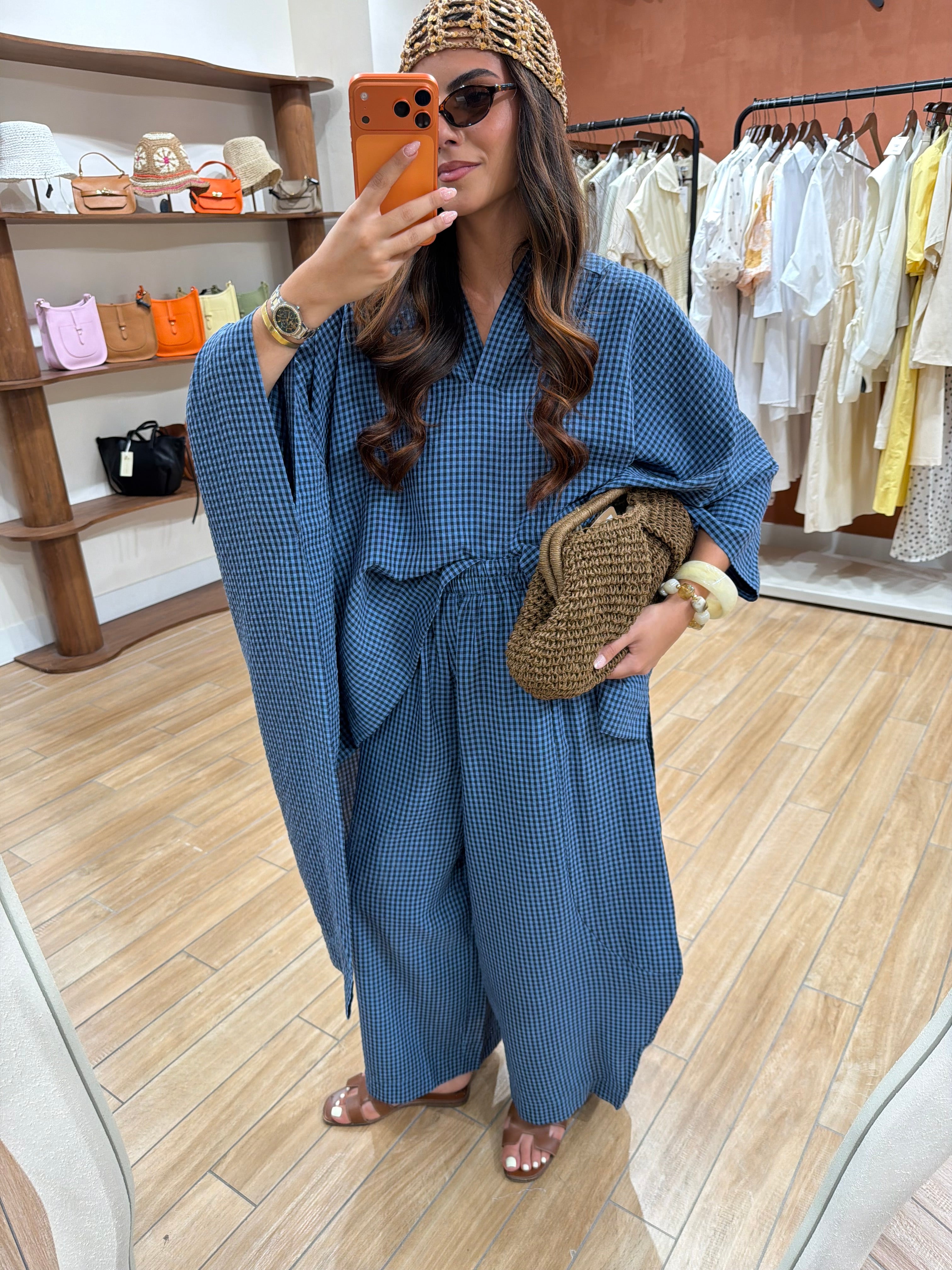 Ensemble Jannet bleu
