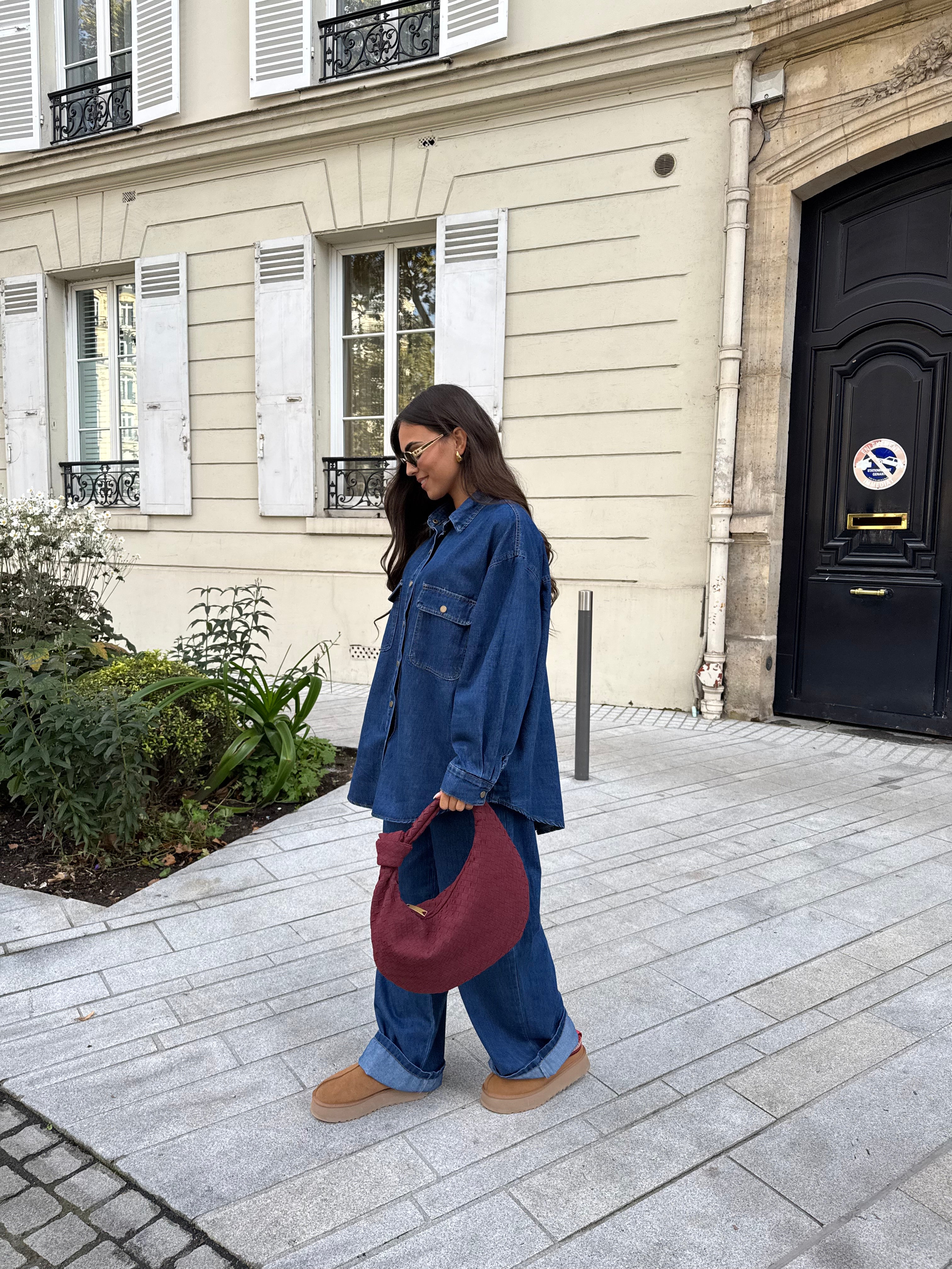 Ensemble jean SETH loose bleu foncé