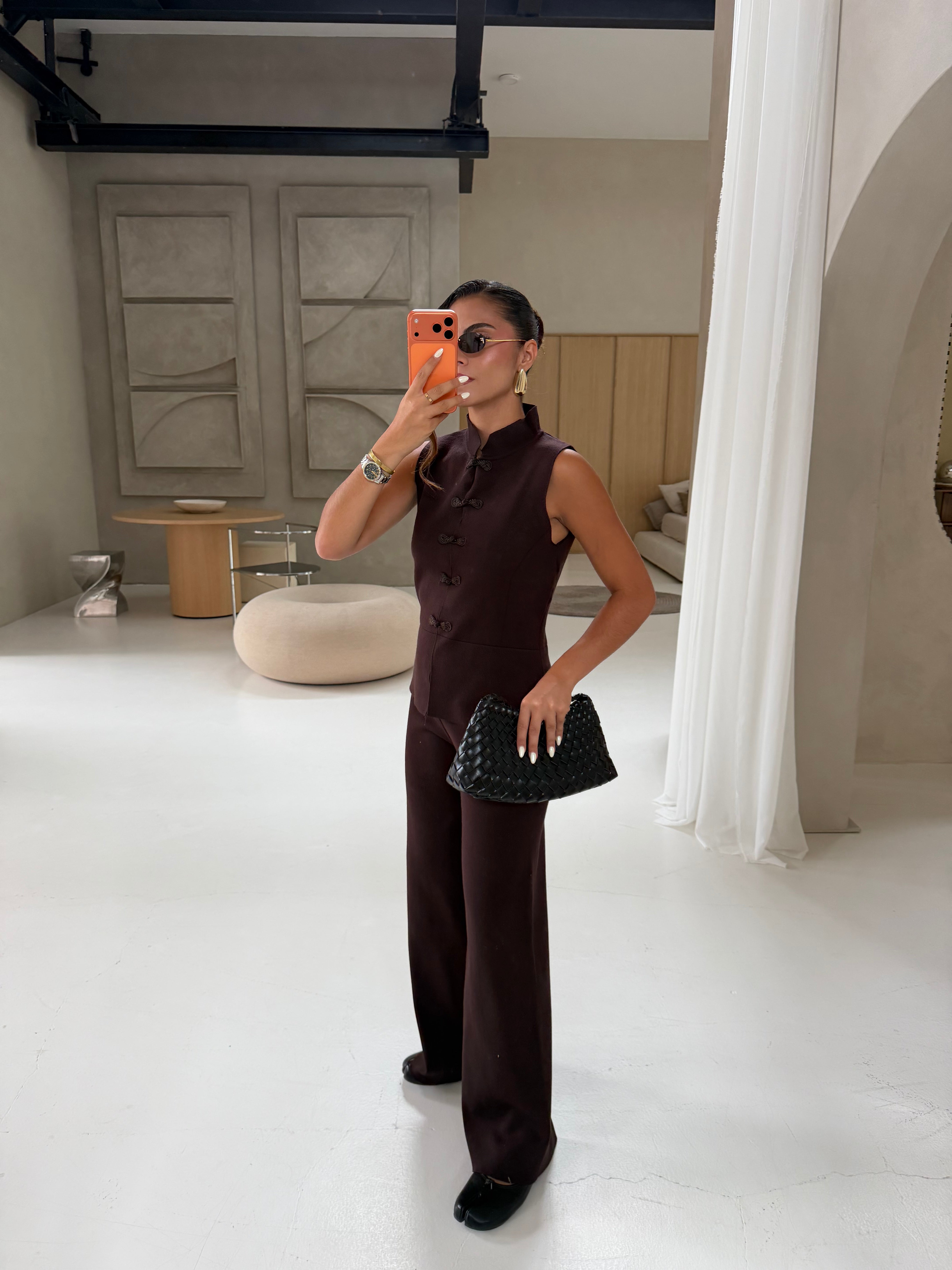 Ensemble marron CASSIE (5846)