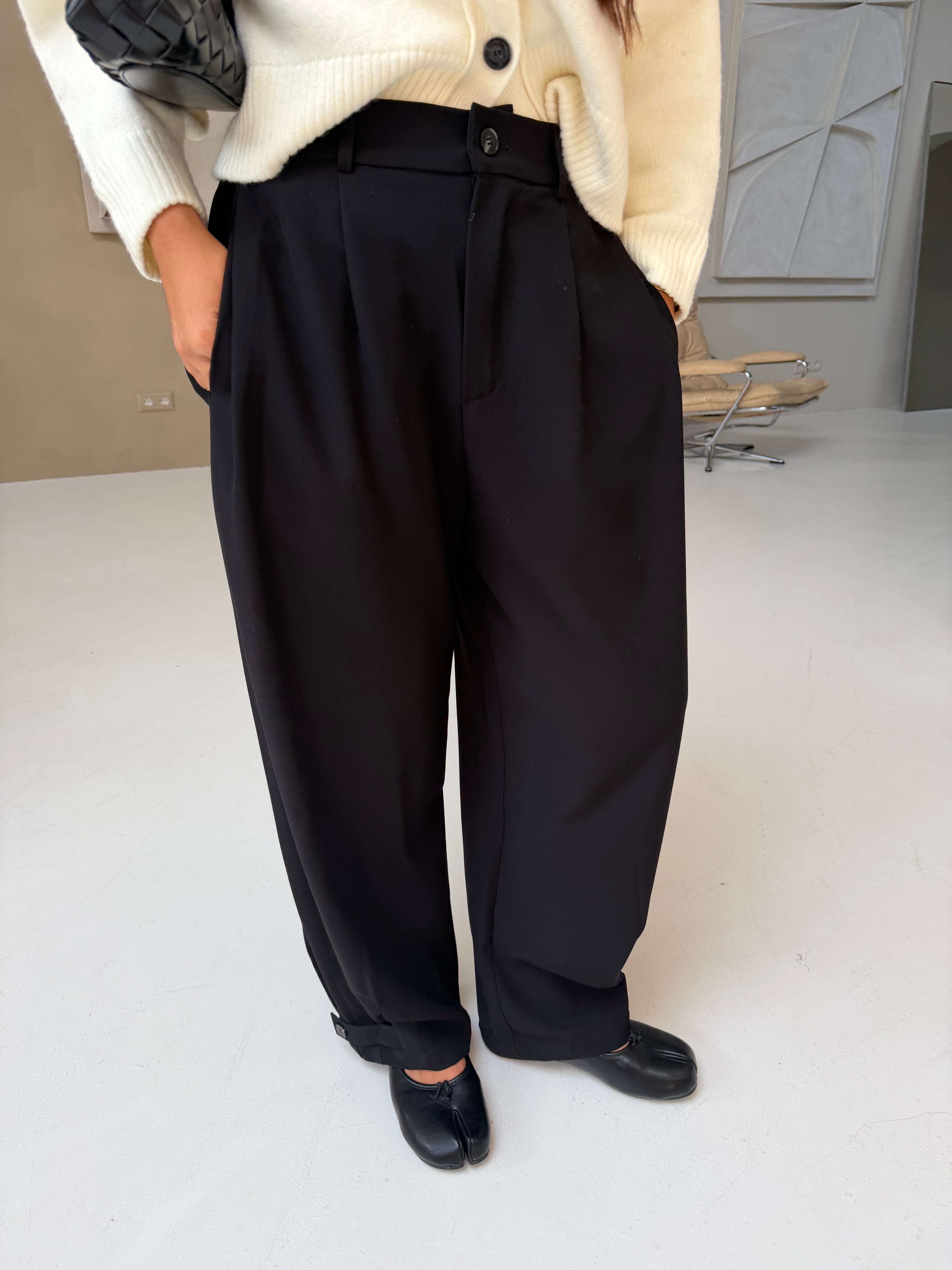 Pantalon INAYA pince noir  (27209)