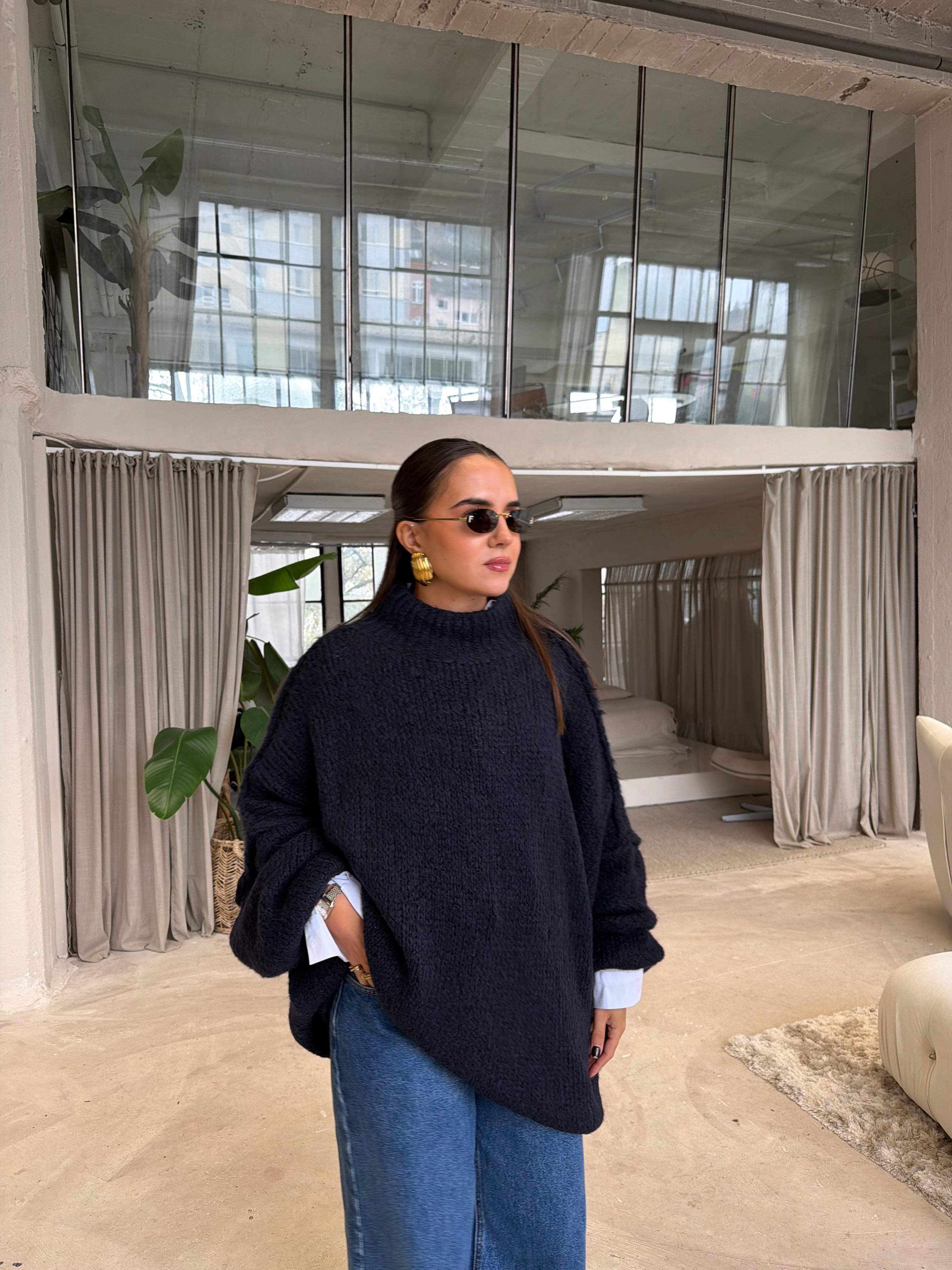 Pull ARGO bleu marine