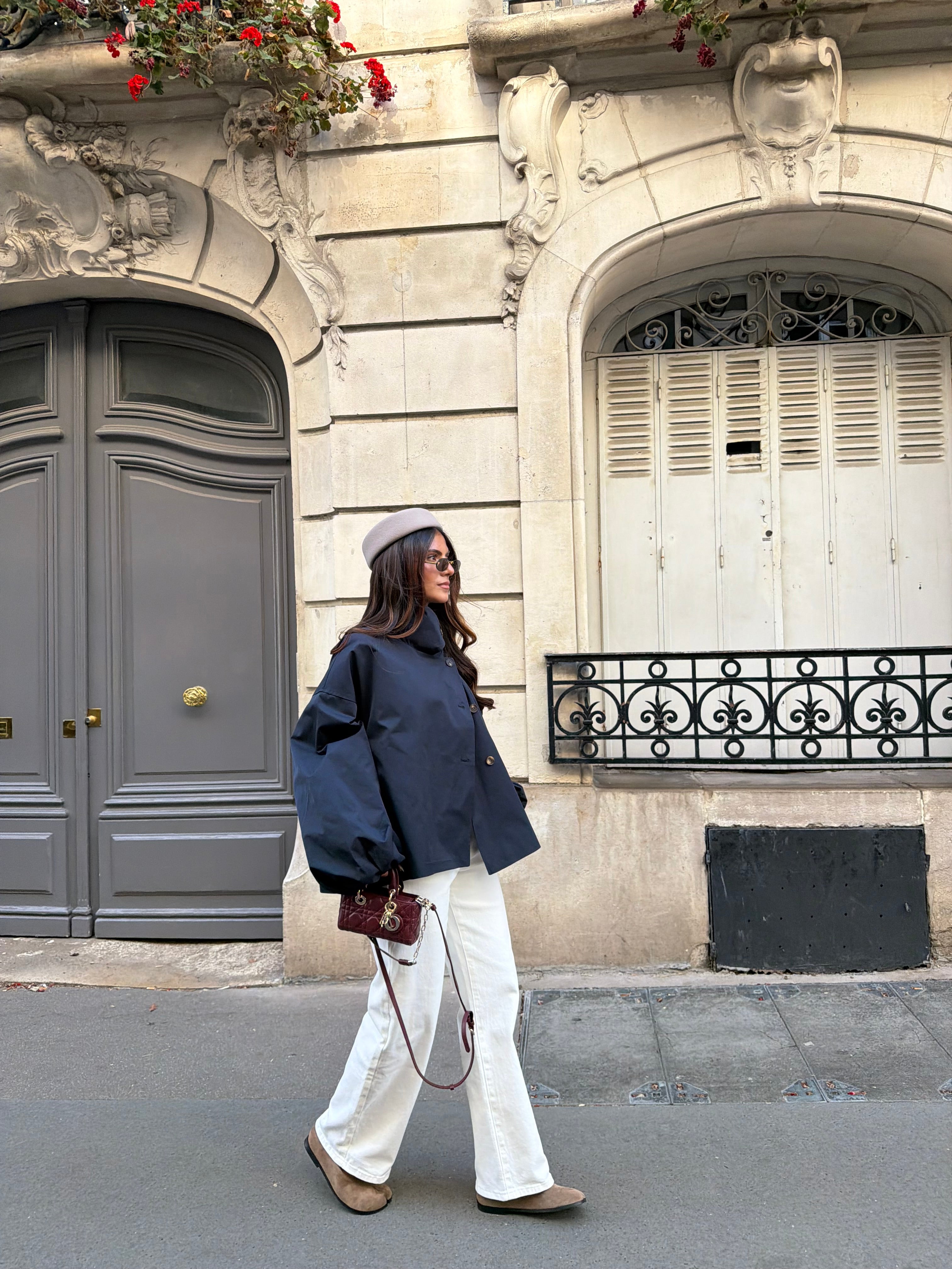 Parka BELLA bleue marine (8512)