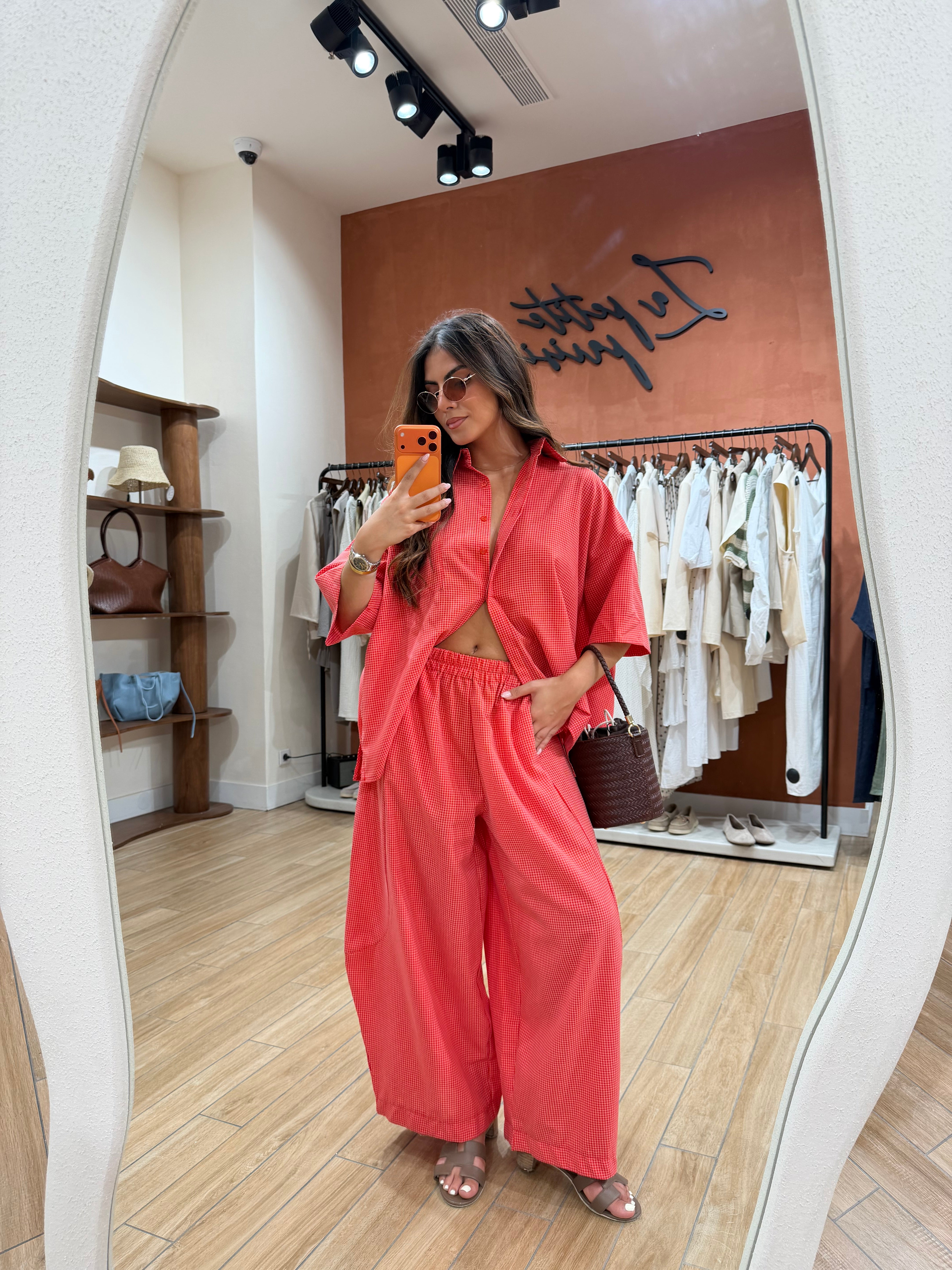 Ensemble henry rouge