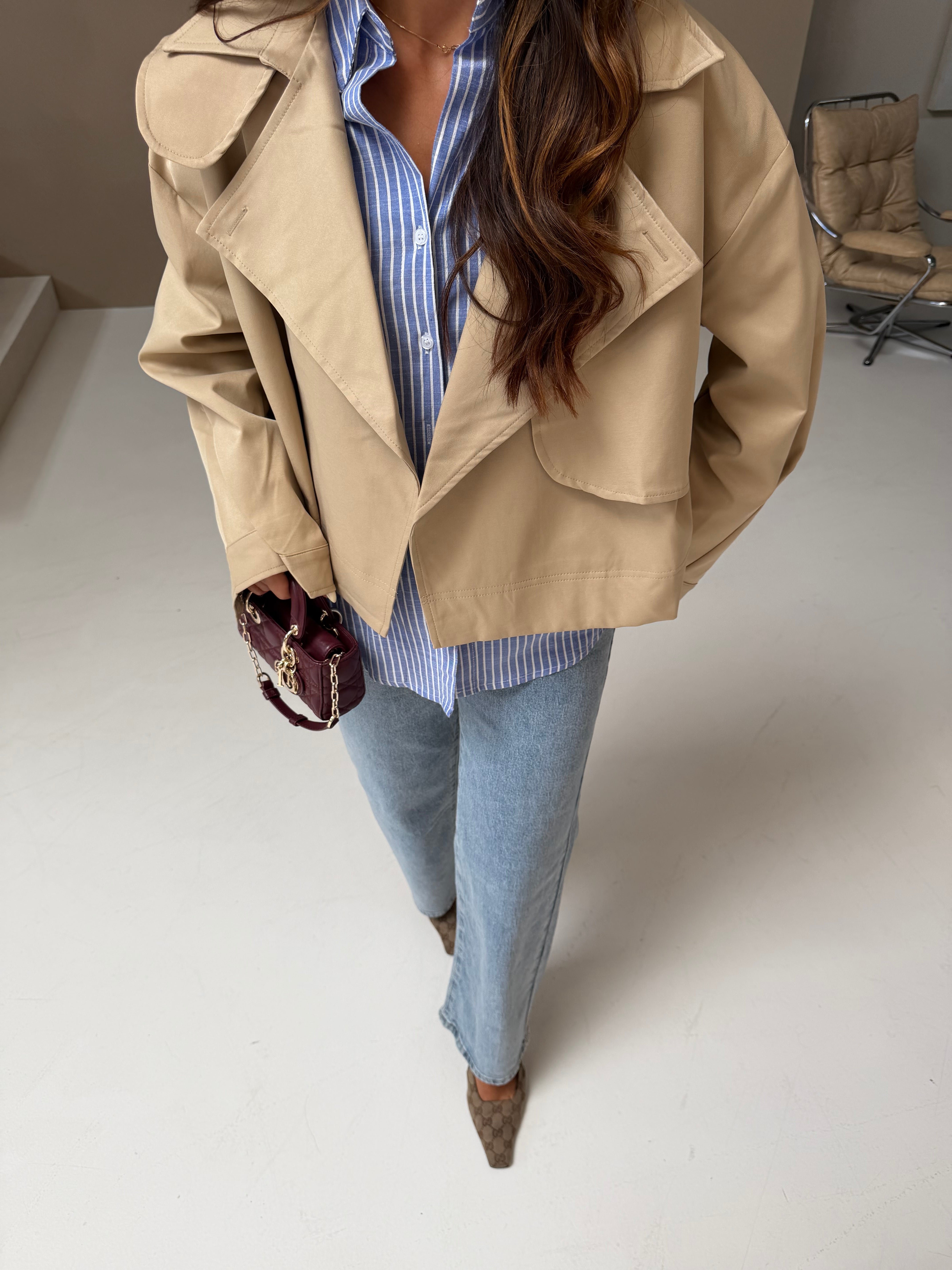 Trench AUTOMNE taupe (VE7196)