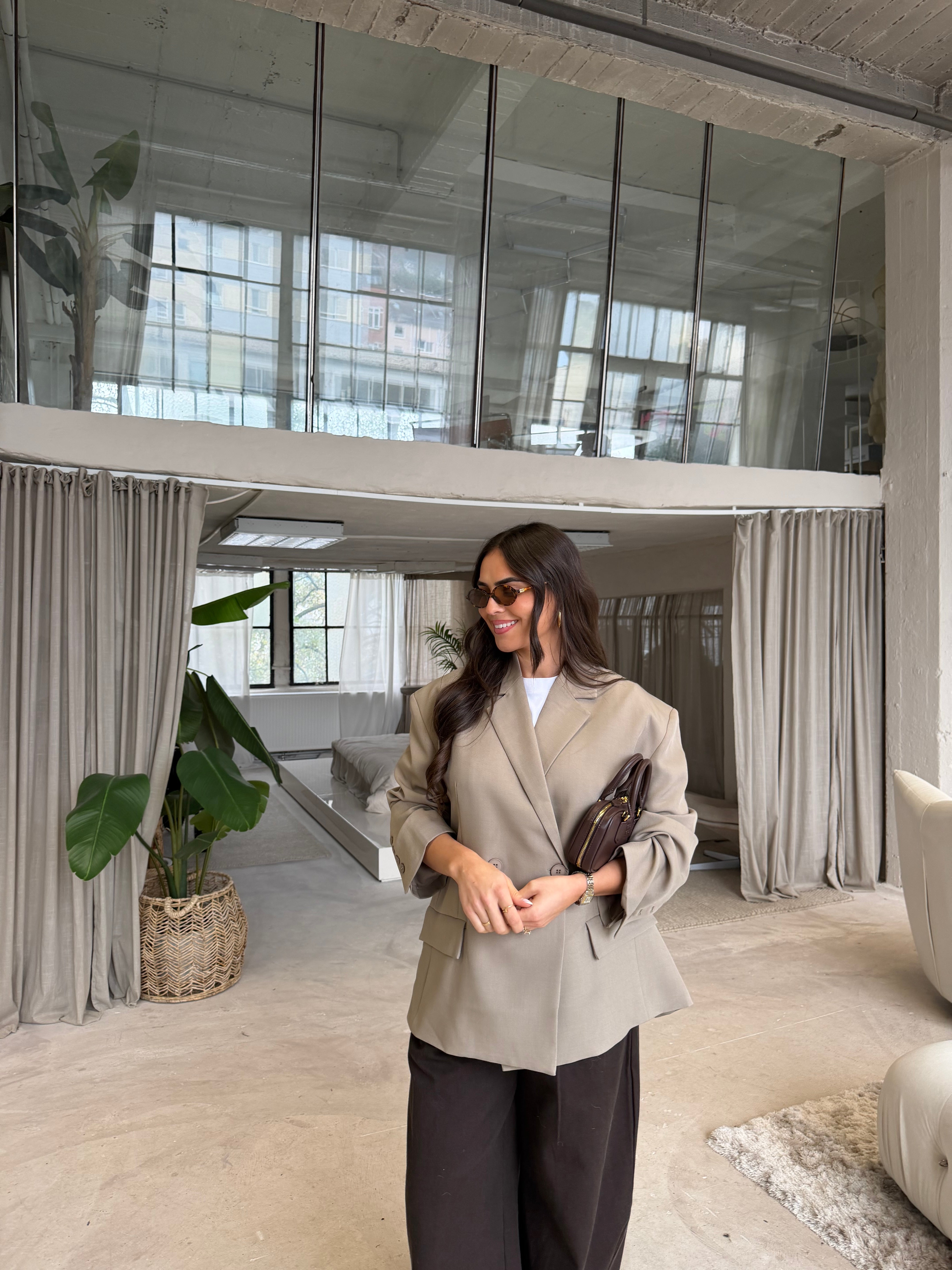 Blazer taupe Eight (19580)