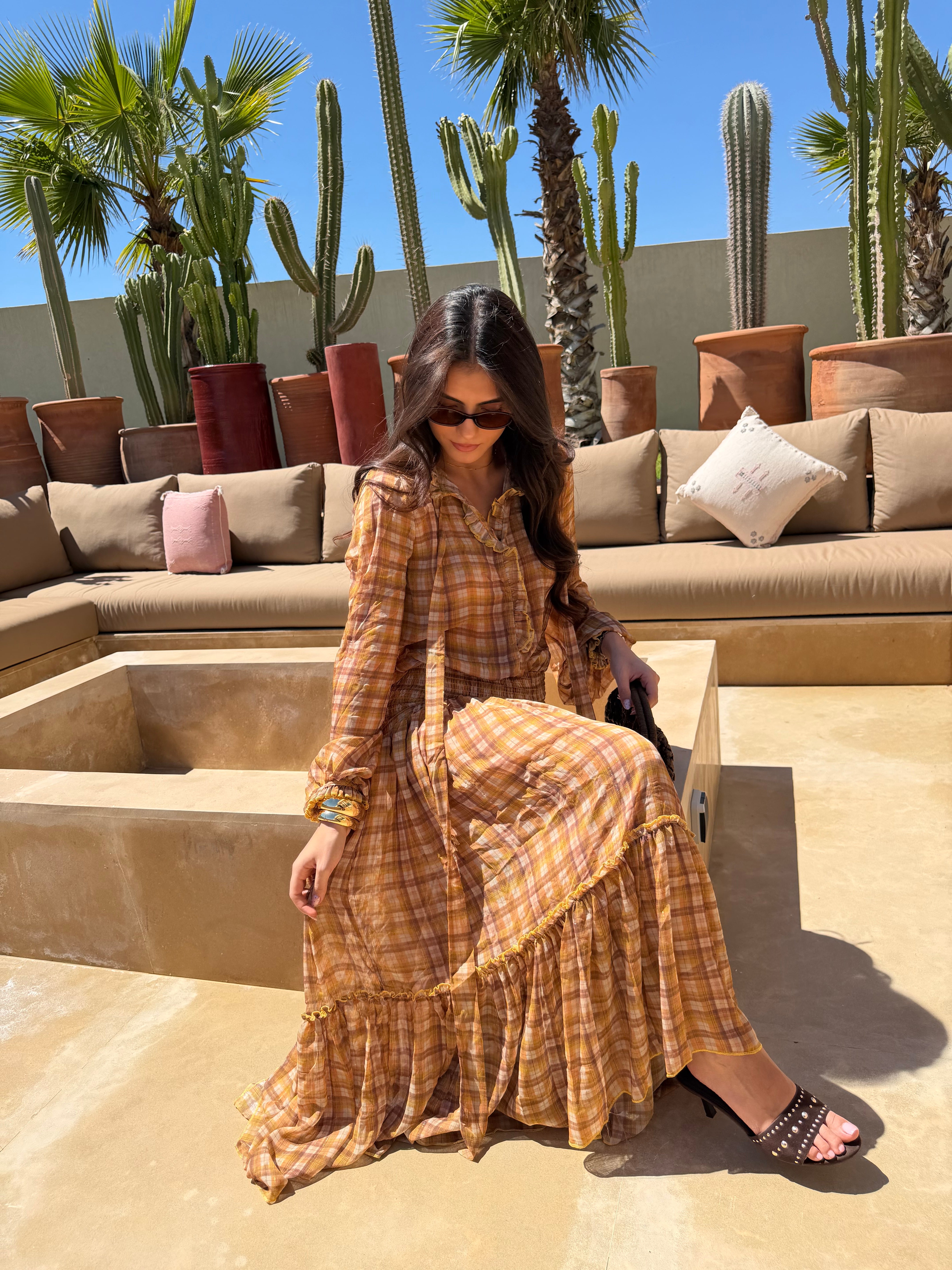 Robe VENEIZE marron