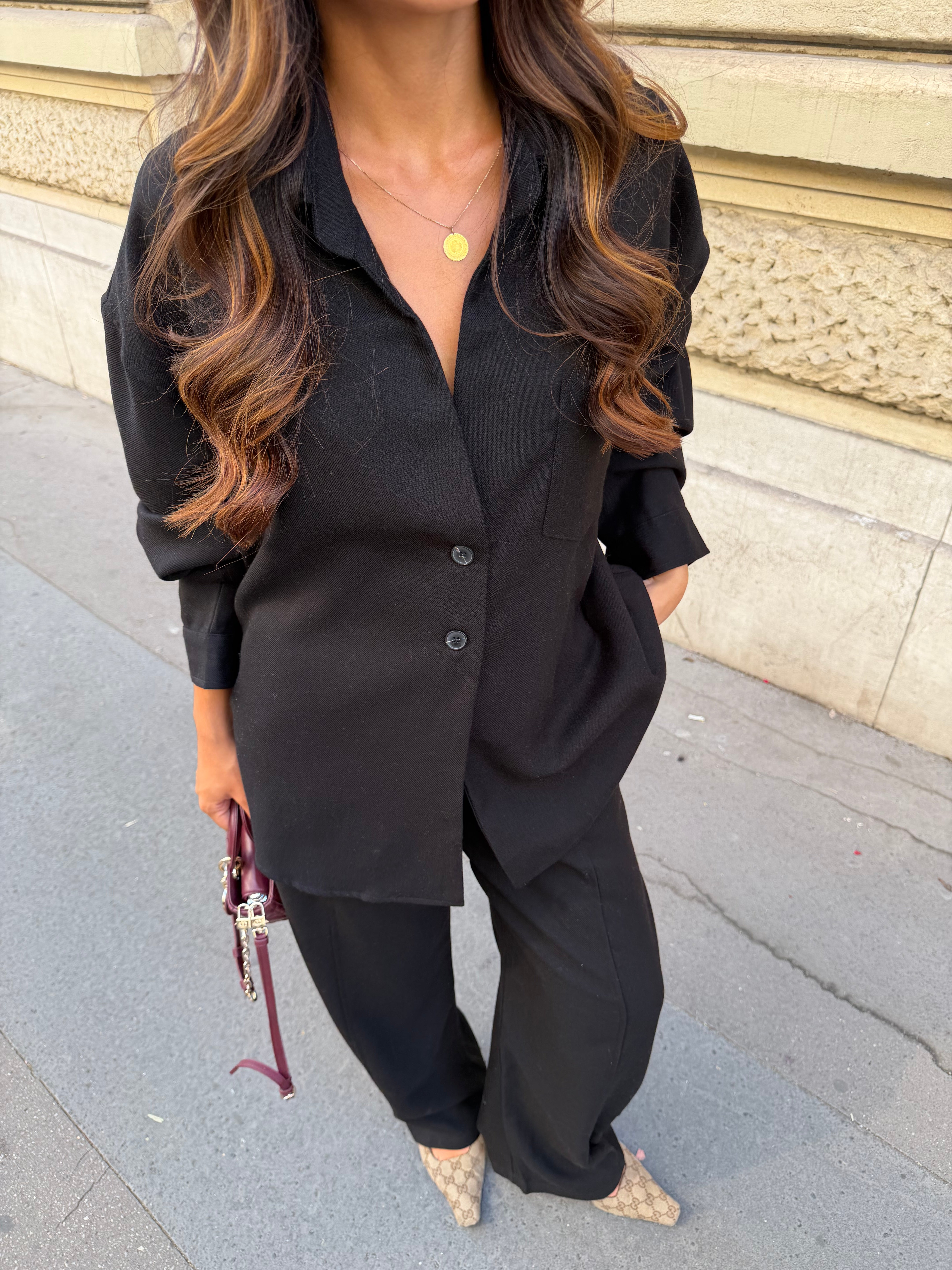 Chemise sine noir (CYC094)
