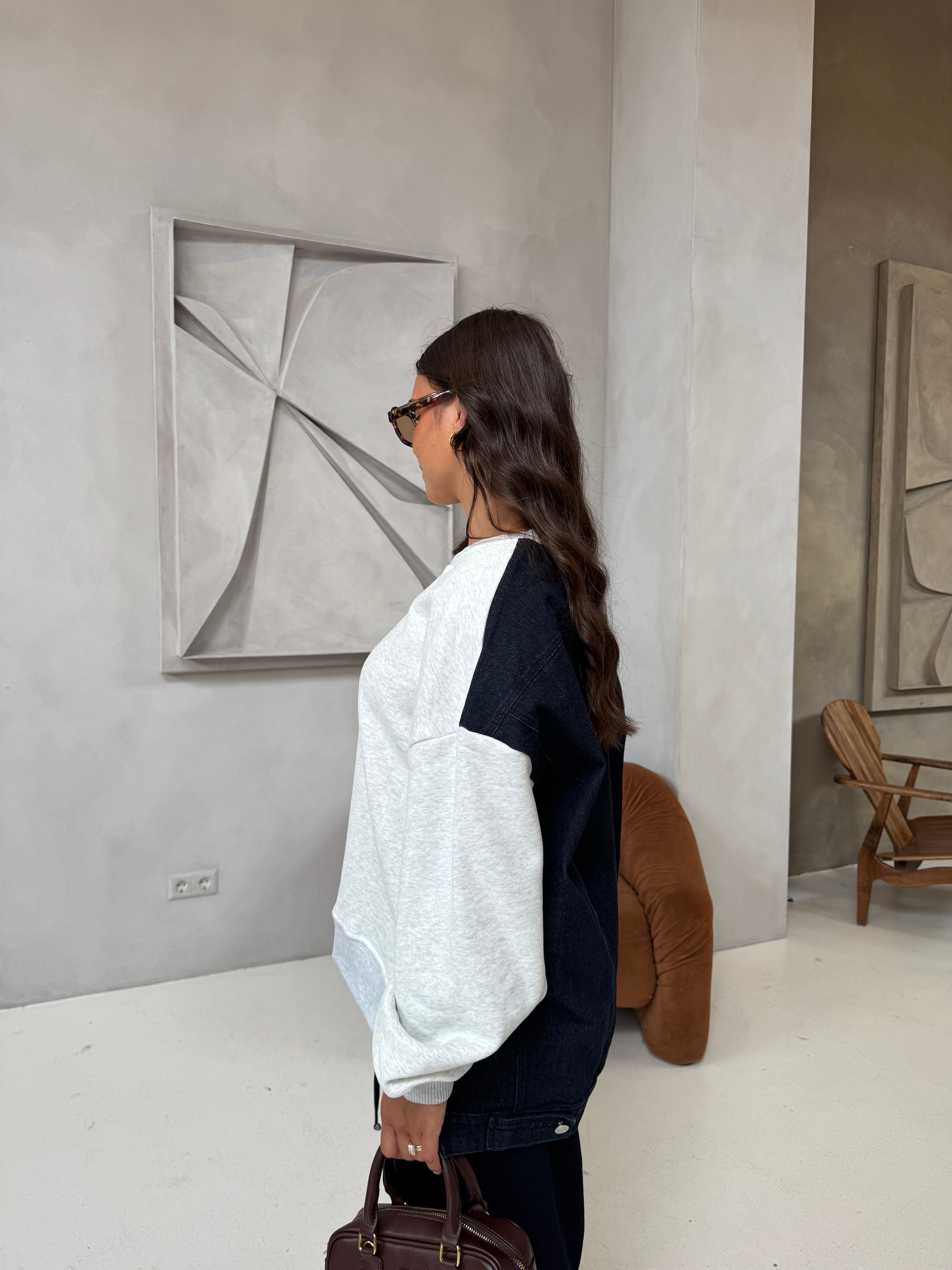 Sweat-shirt BELLA gris (31036A)