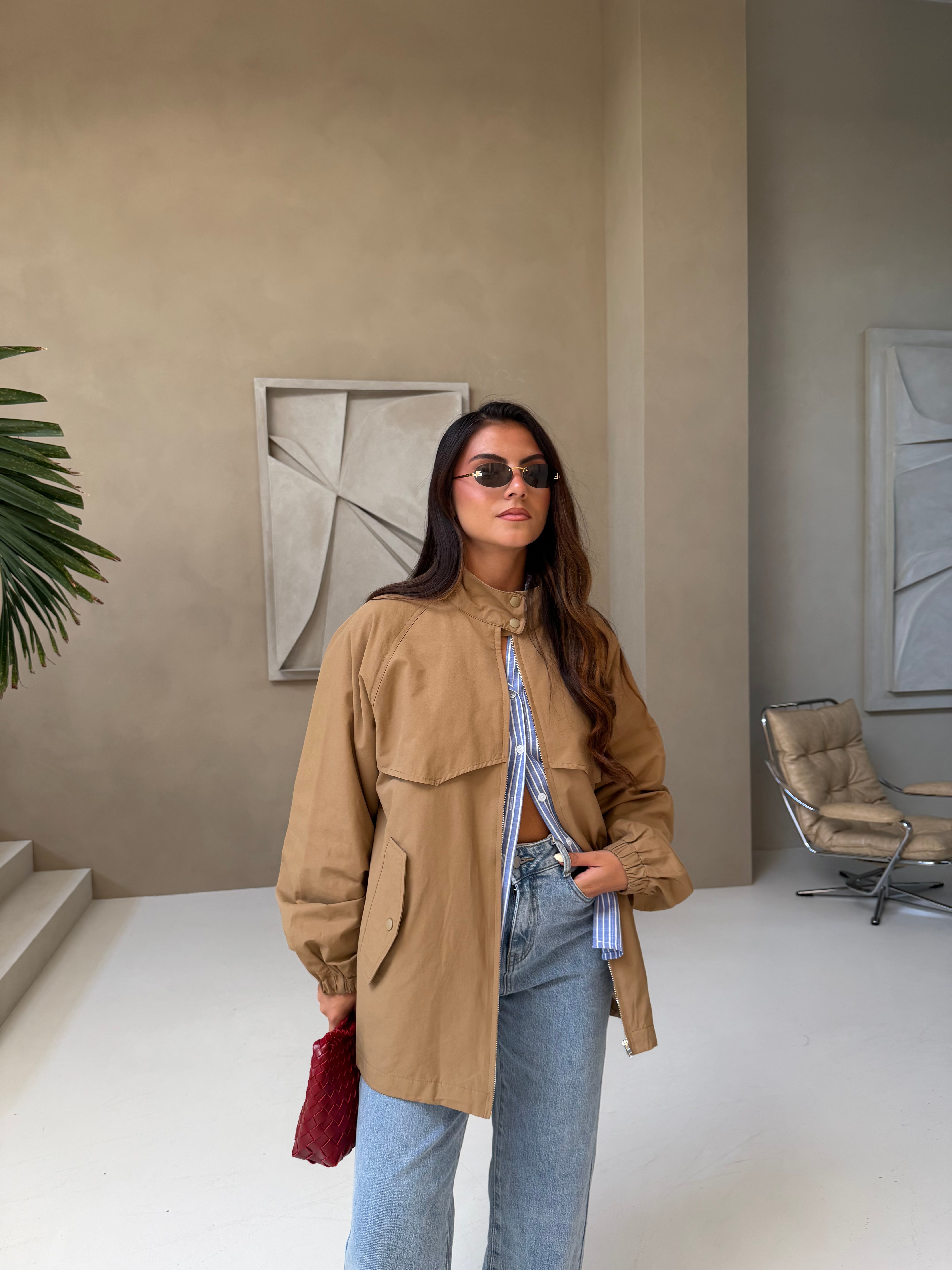 Parka OS camel (JYV021)