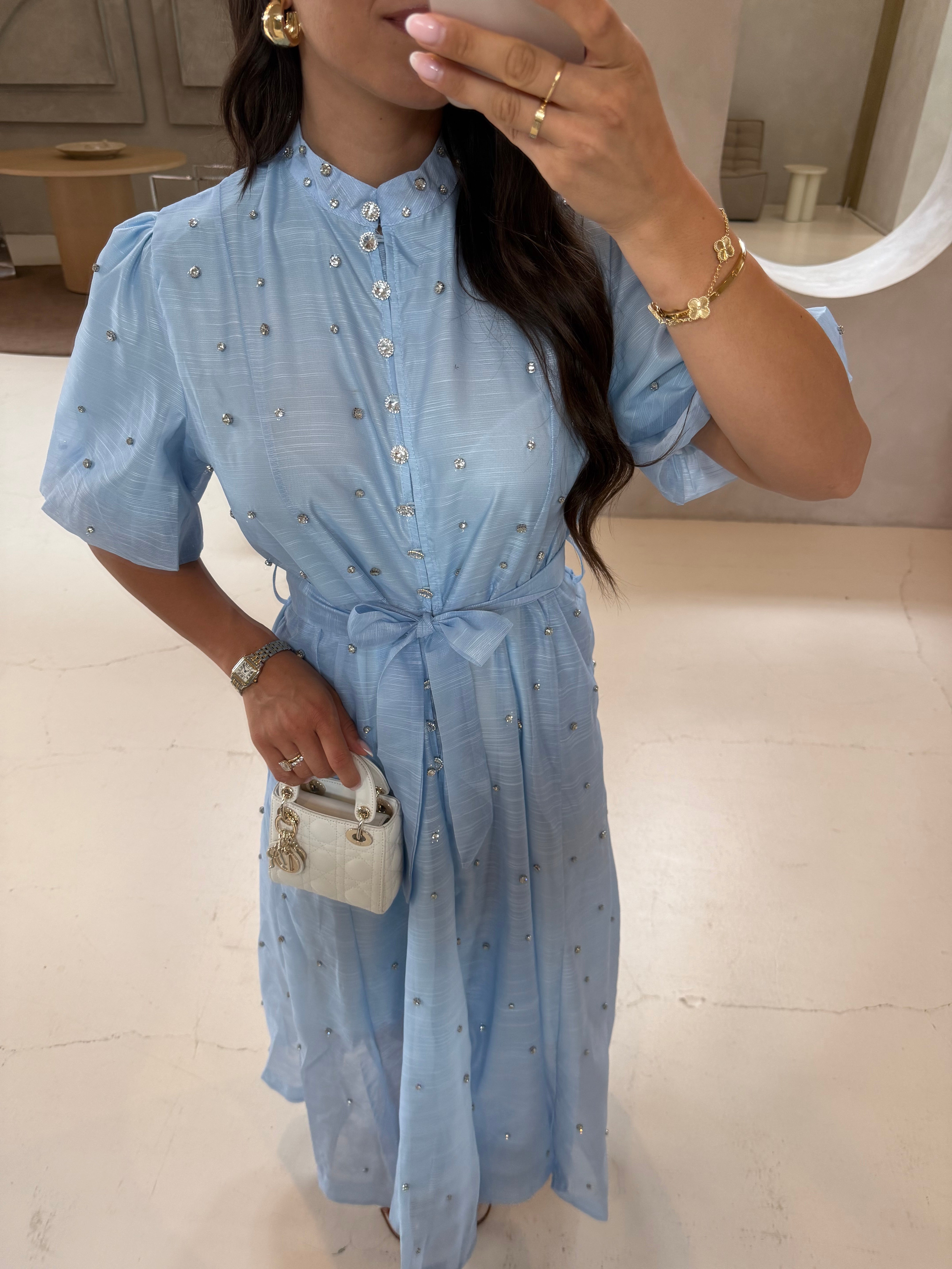 Robe NAYA bleu (R10517)