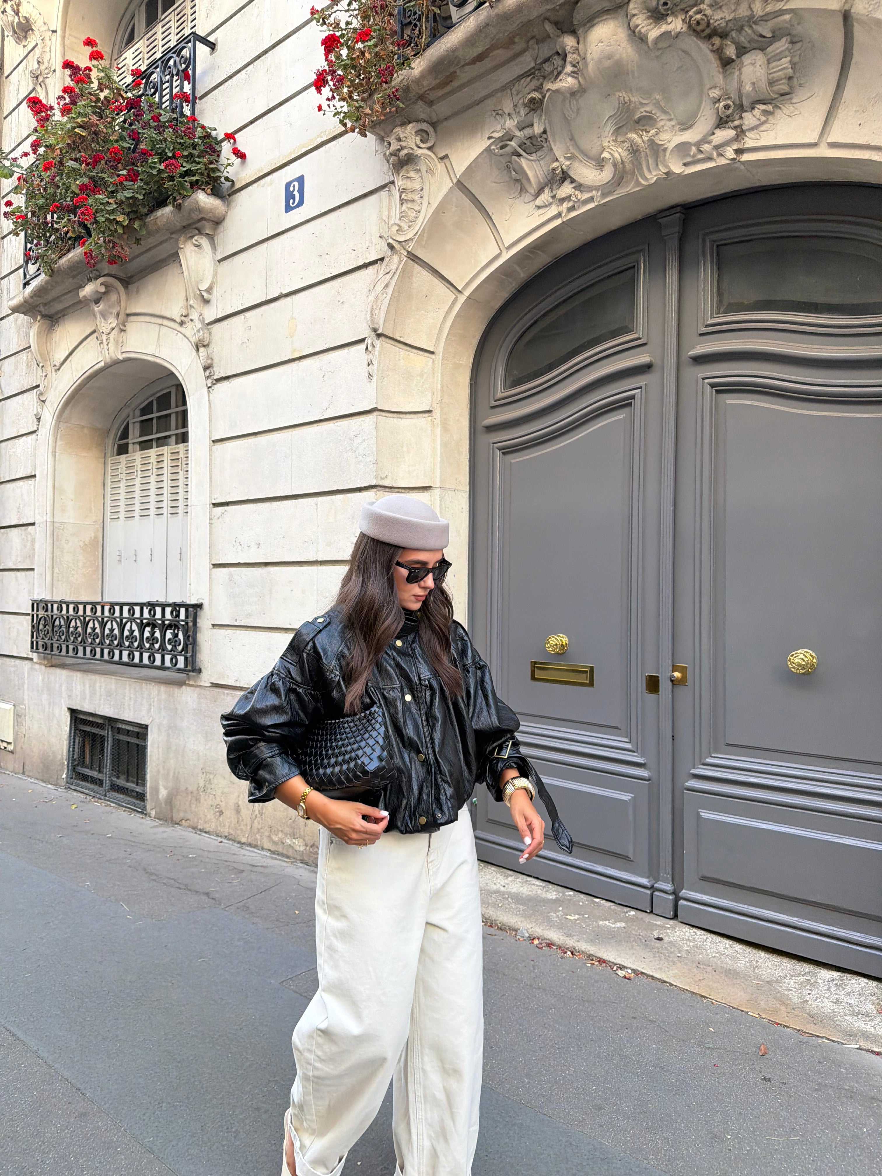 Veste similicuir LOLA noir (RD9233)