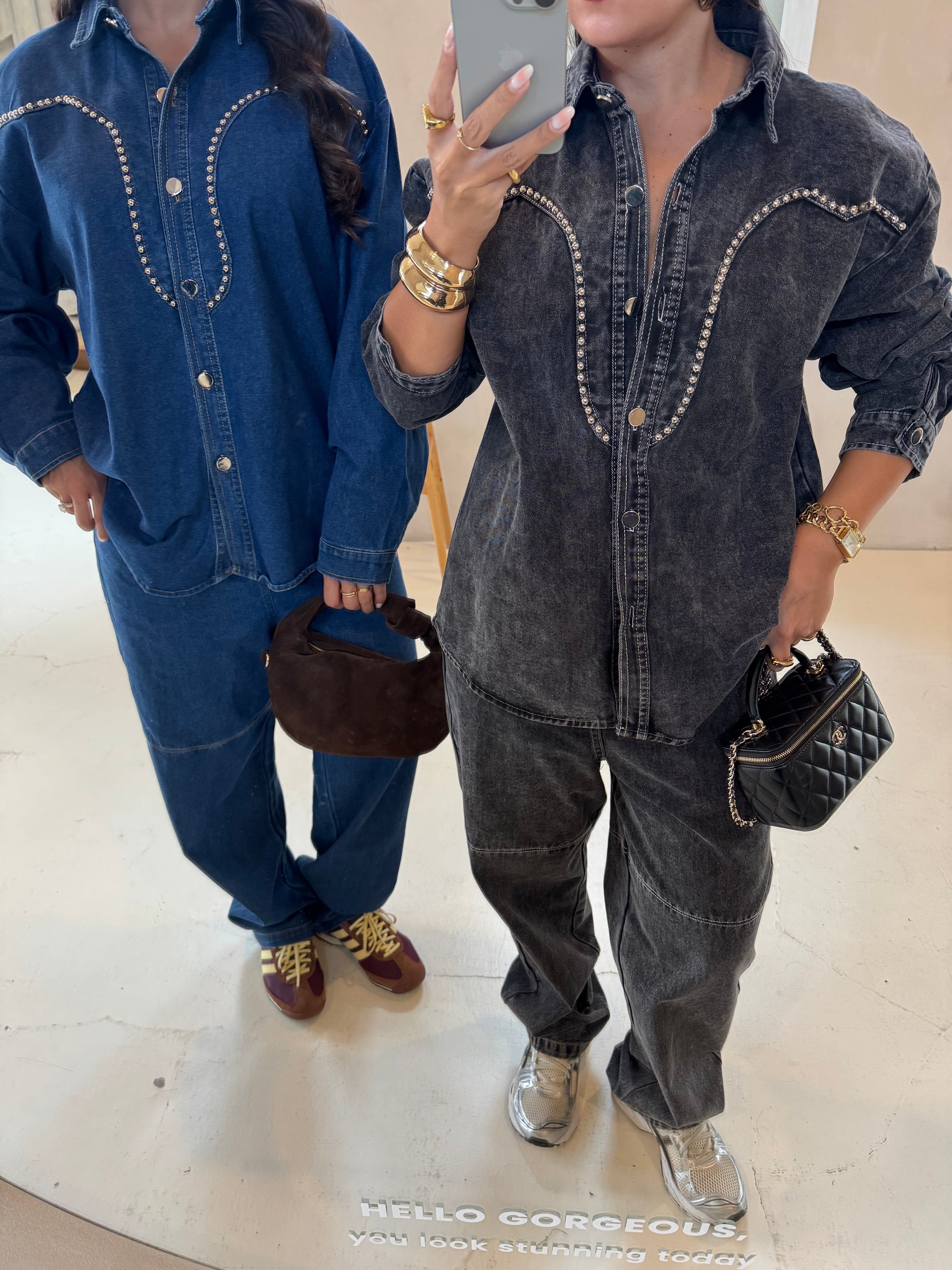Ensemble GIA pantalon bleu