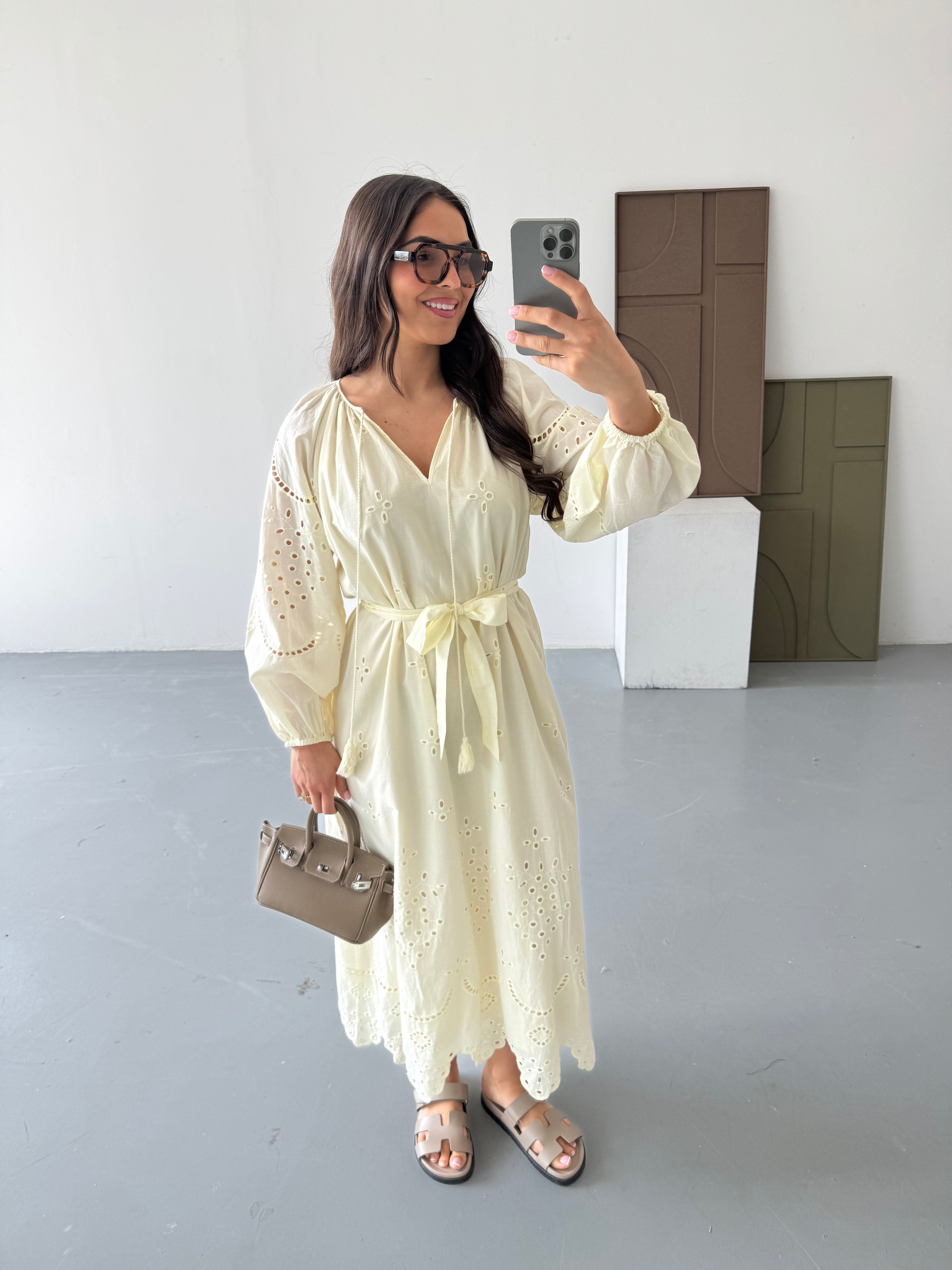 Robe REBECCA crème
