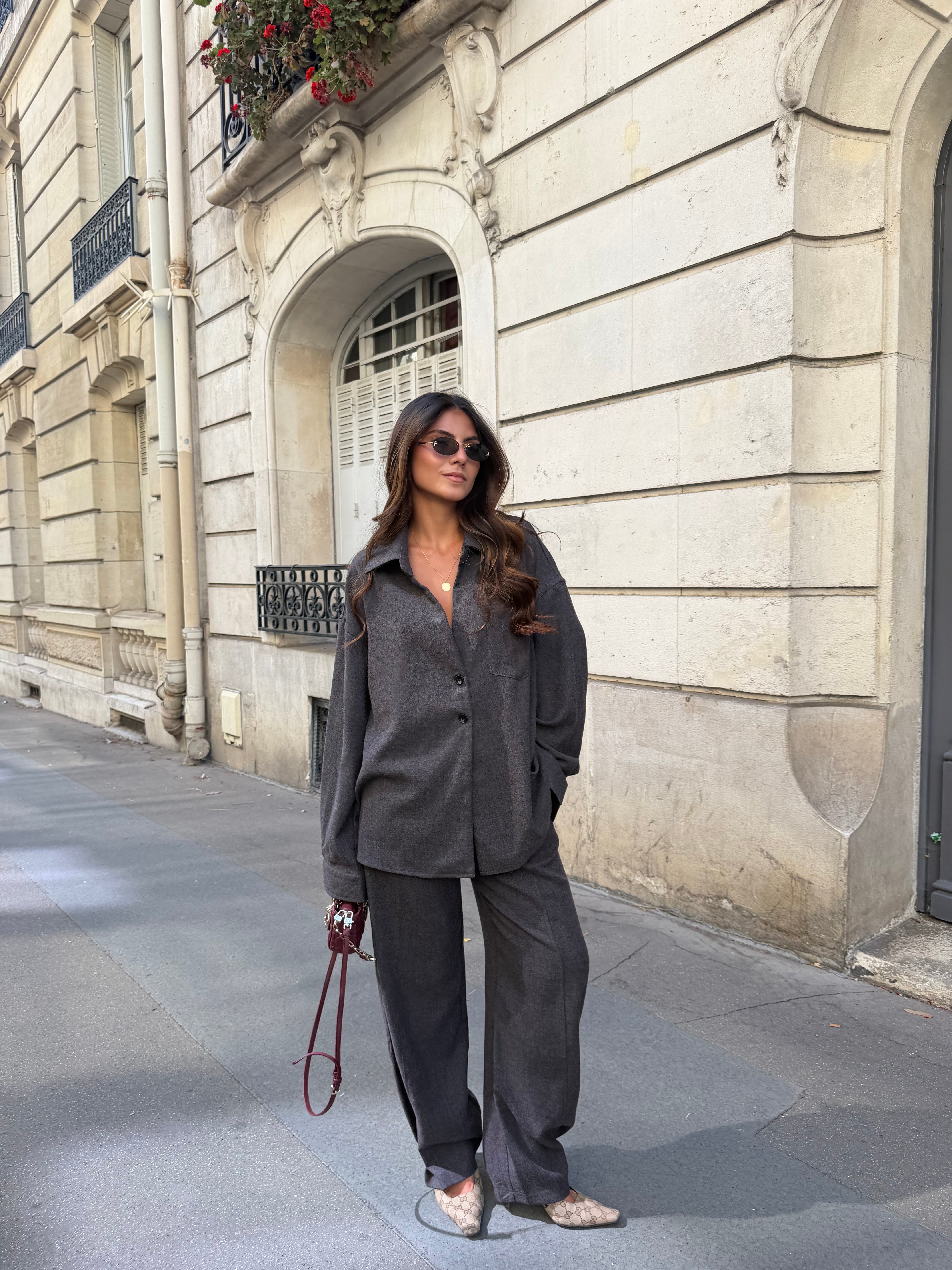 Chemise sine gris (CYC094)