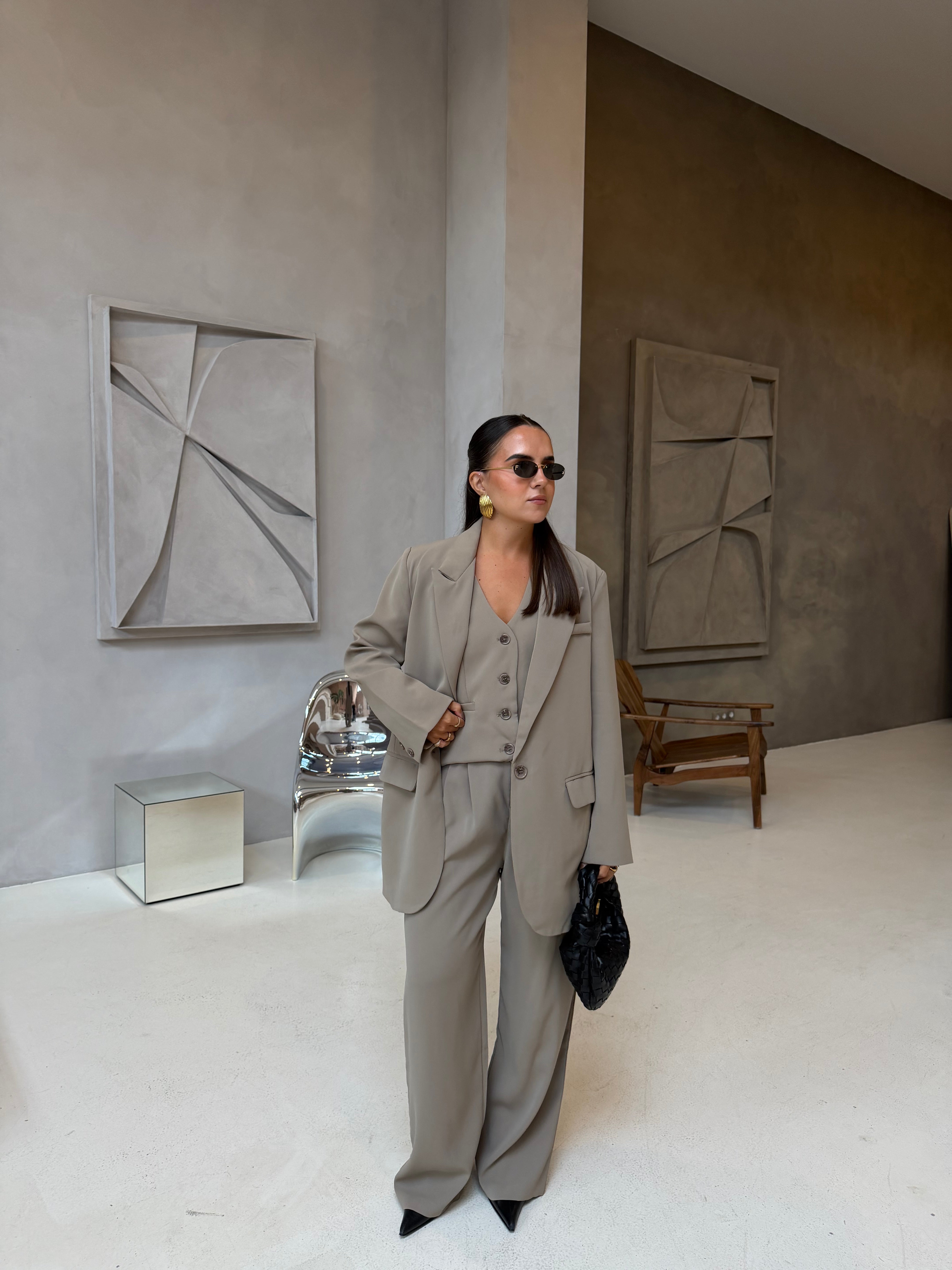 Ensemble 3 pièces MELANA taupe (EC1632)