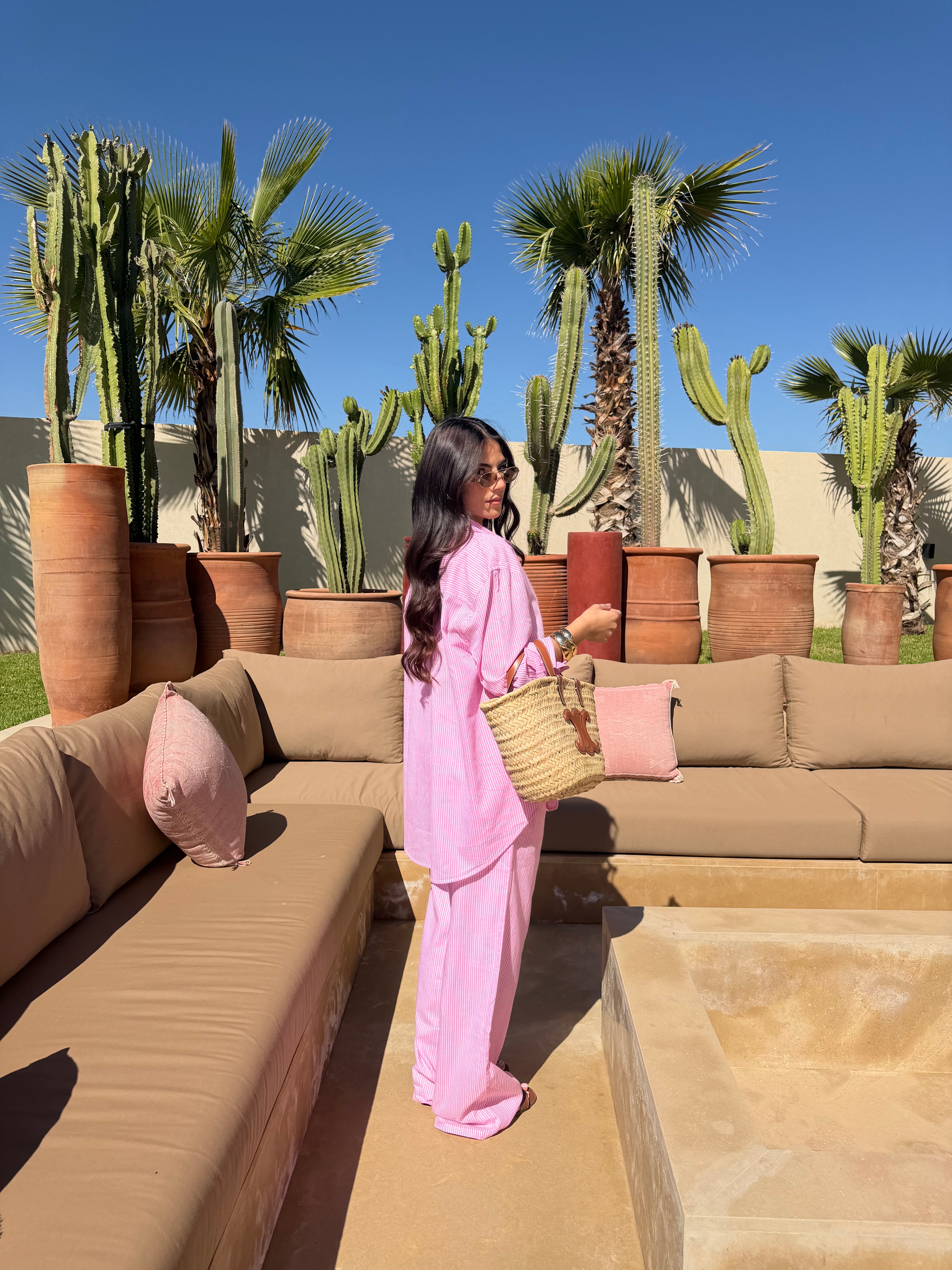 Pantalon MAX rose