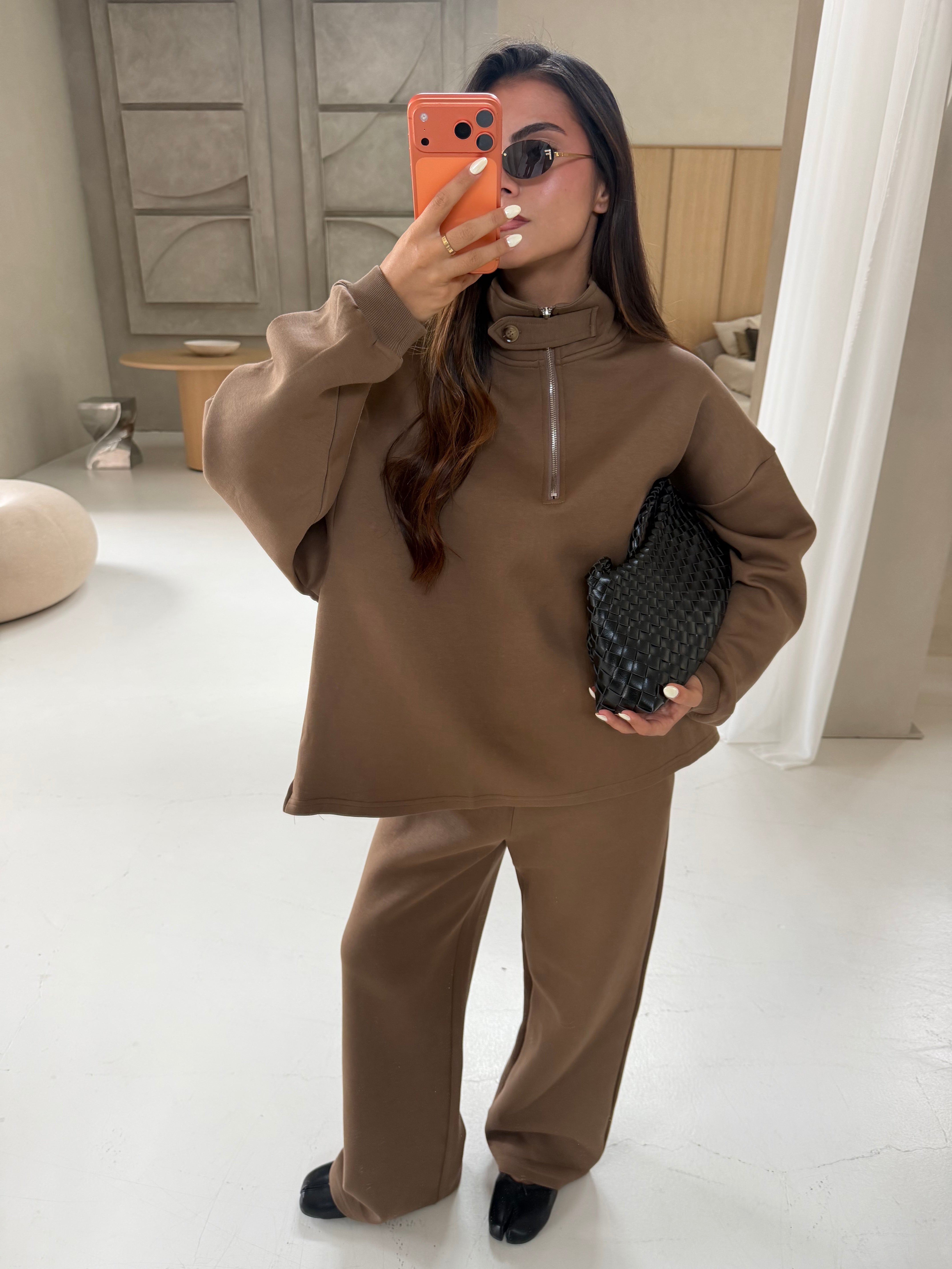 Ensemble jogging BLANA camel