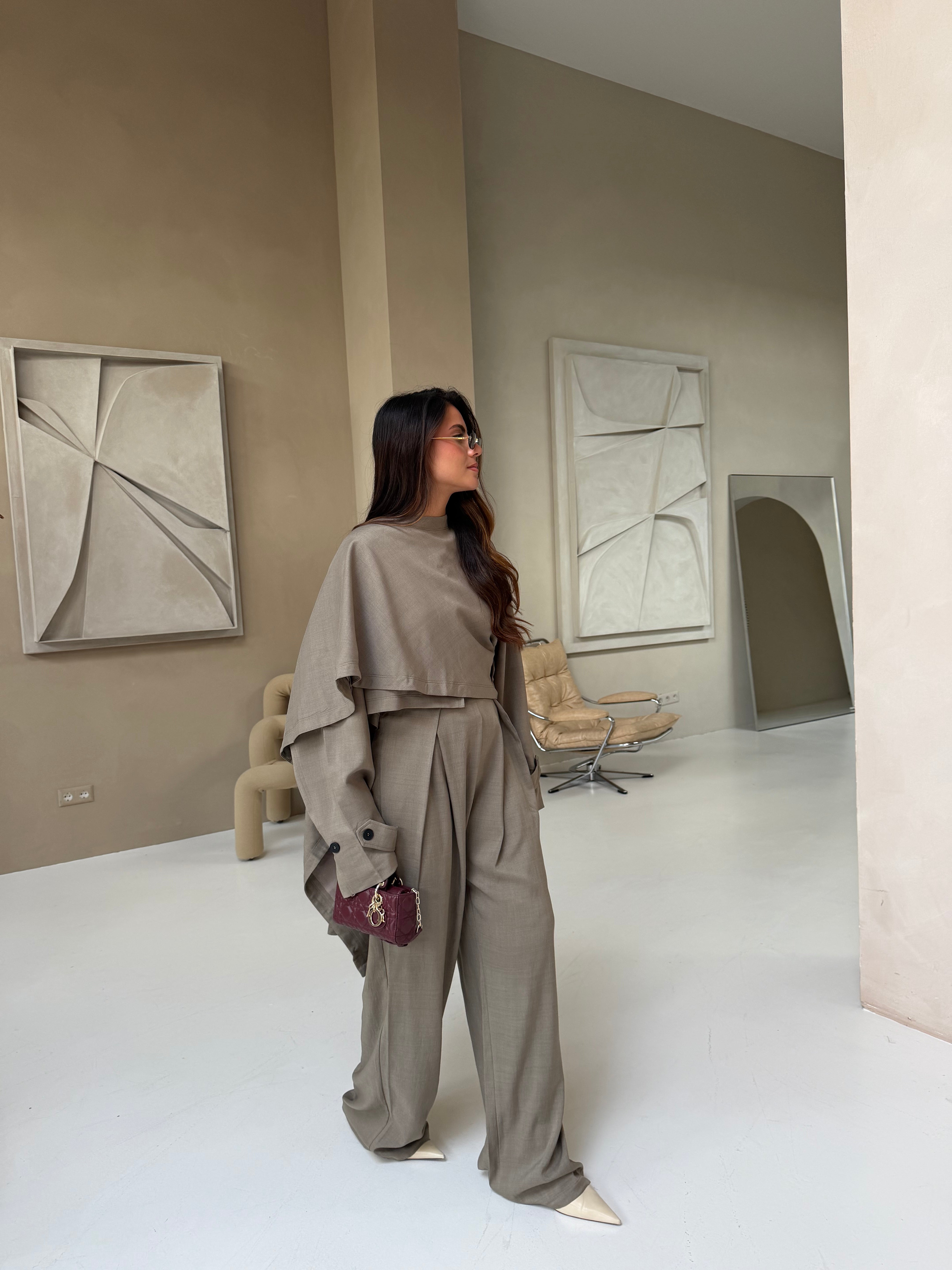 Ensemble CAPE taupe  (VE7216)