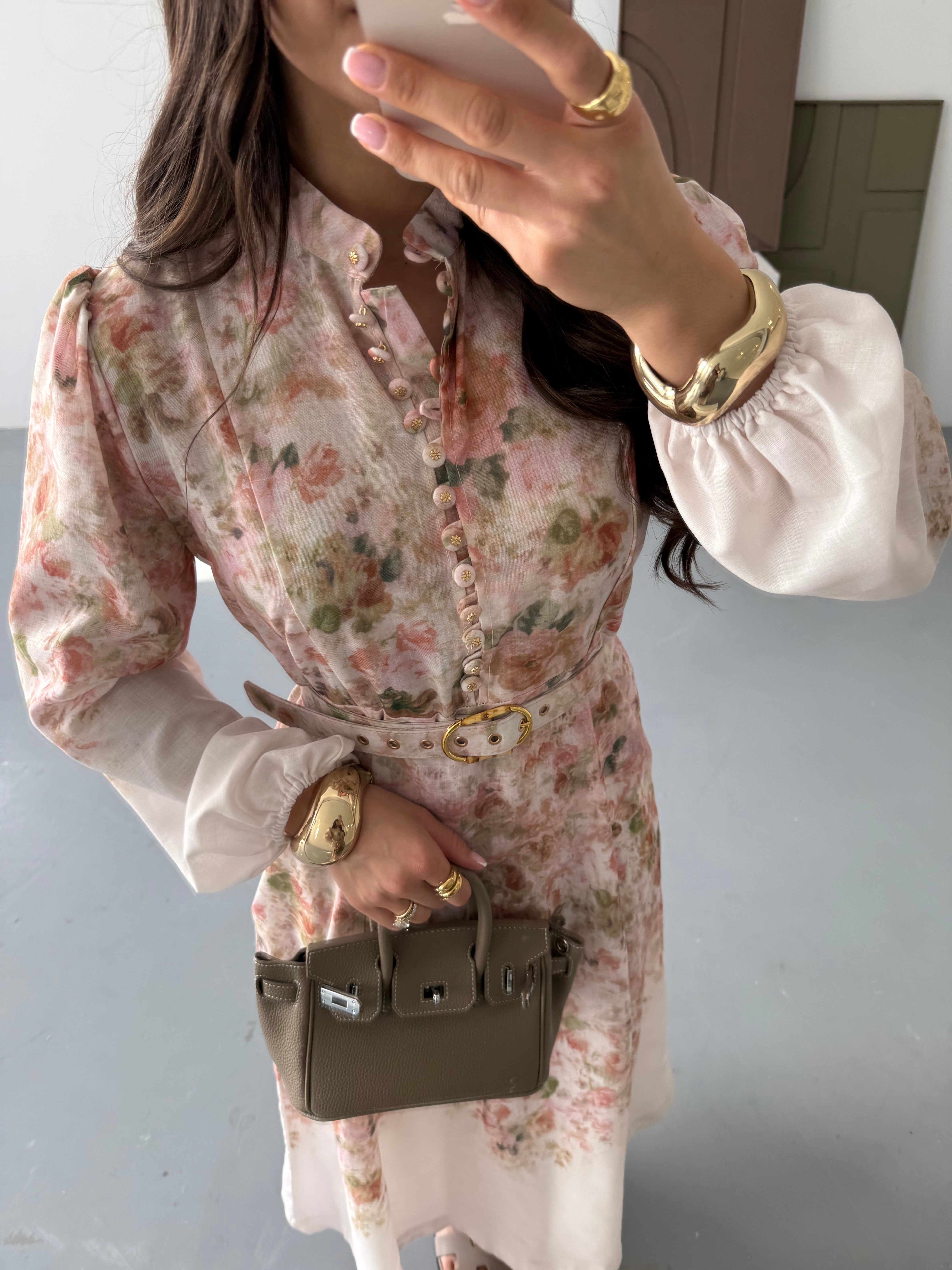 Robe FLORA rose (R7983)