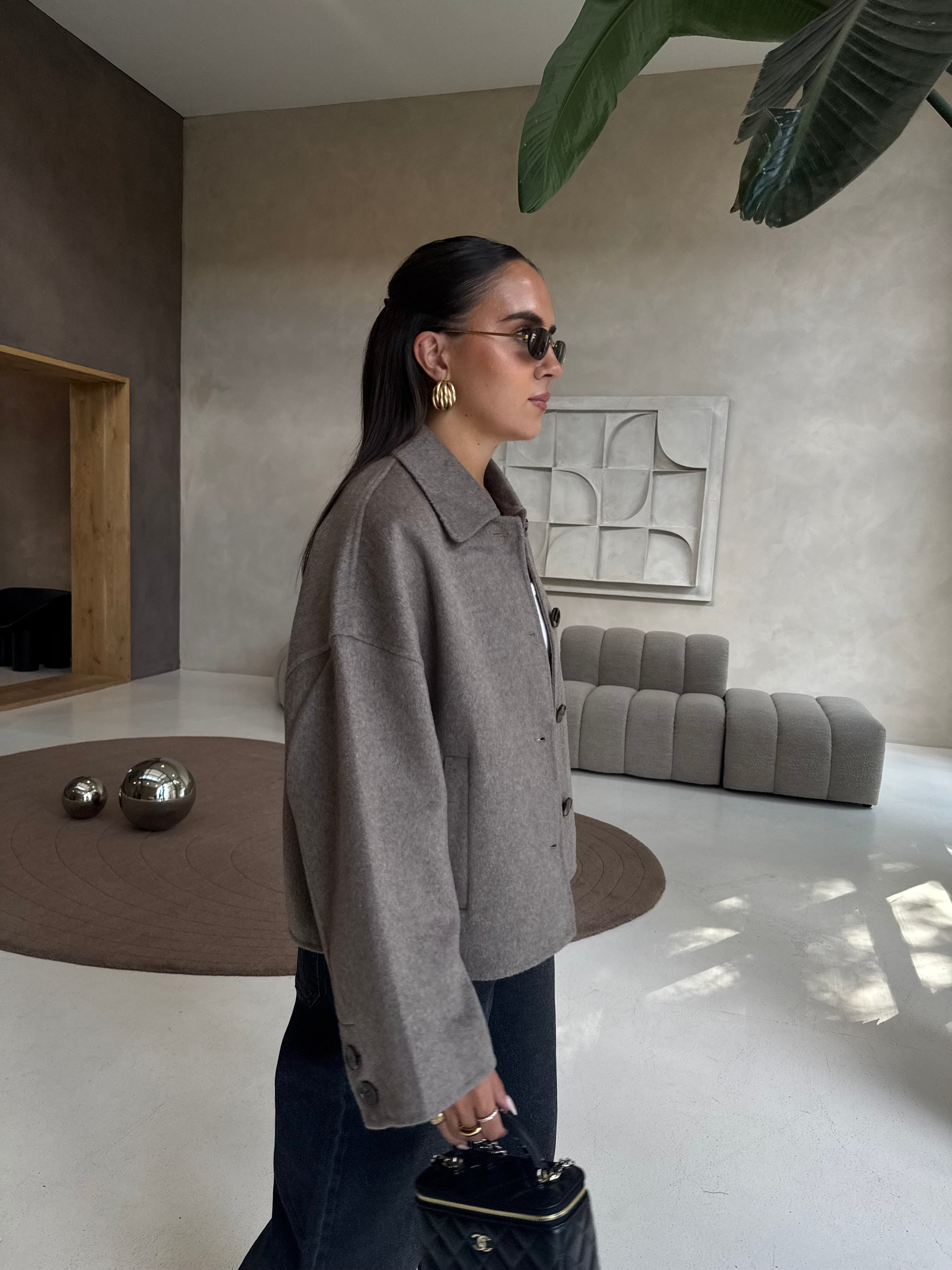 Veste JUDITH taupe (M-2433)