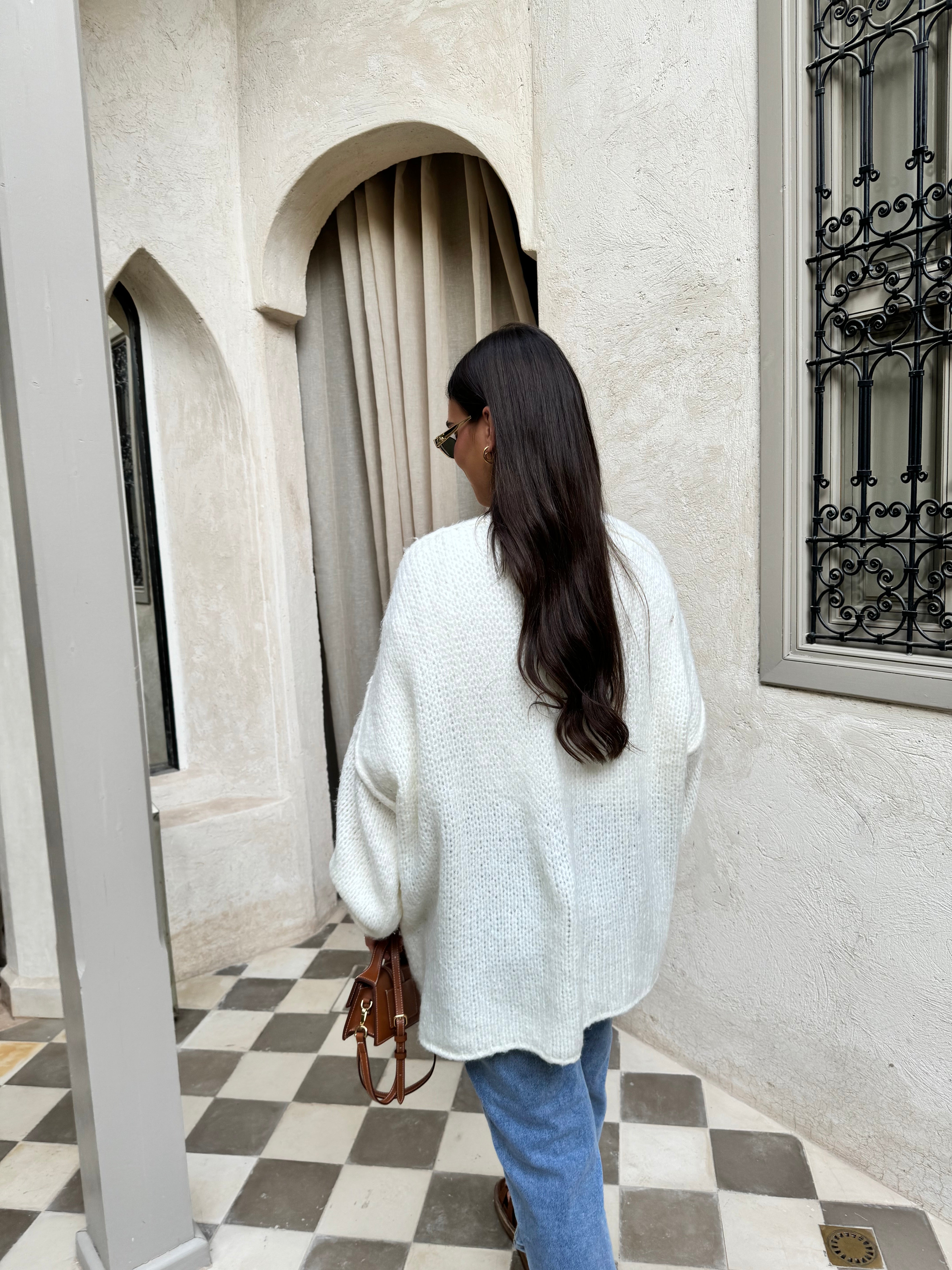 Gilet argo crème